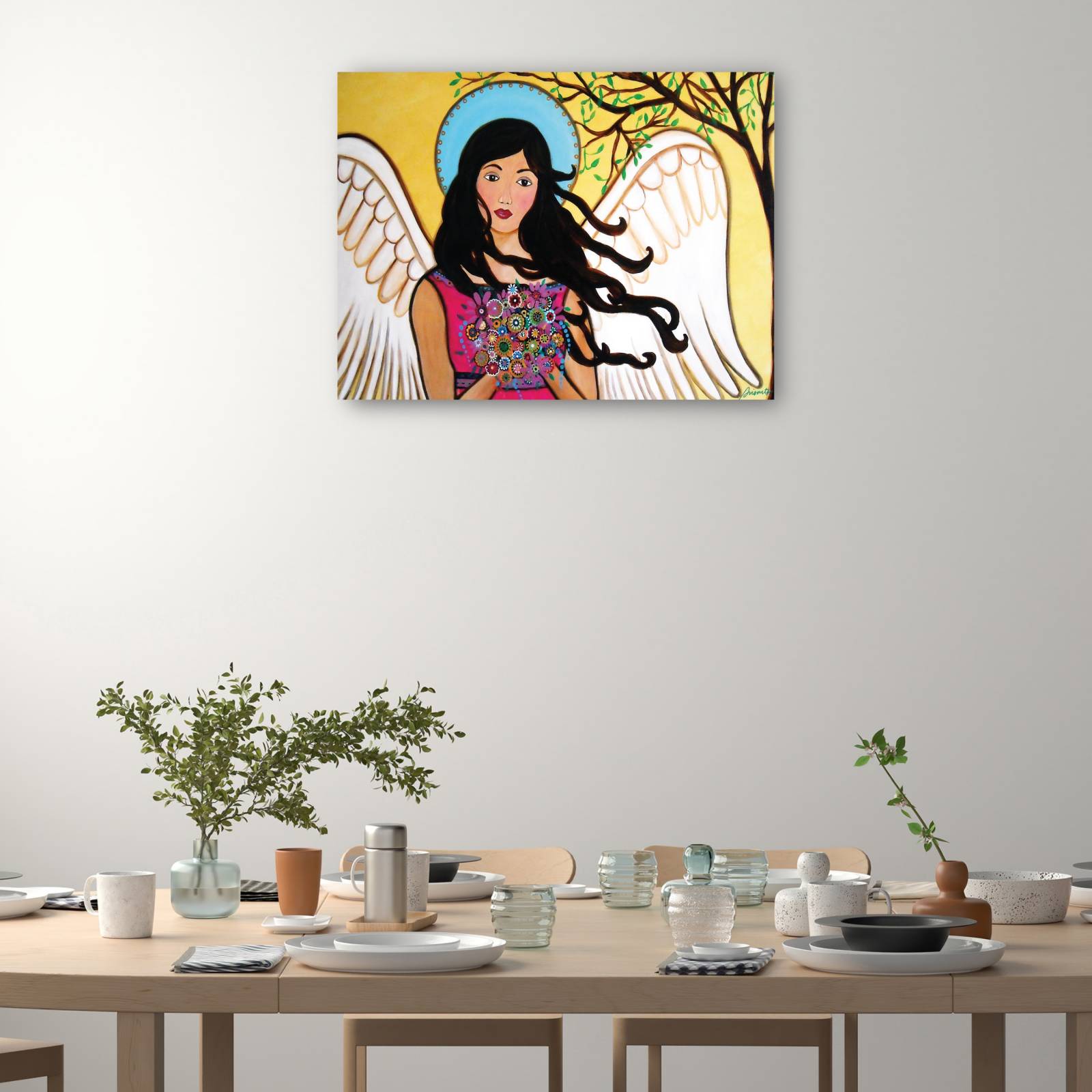 Cuadro Decorativo Angel gracia 51 cm x 38 cm