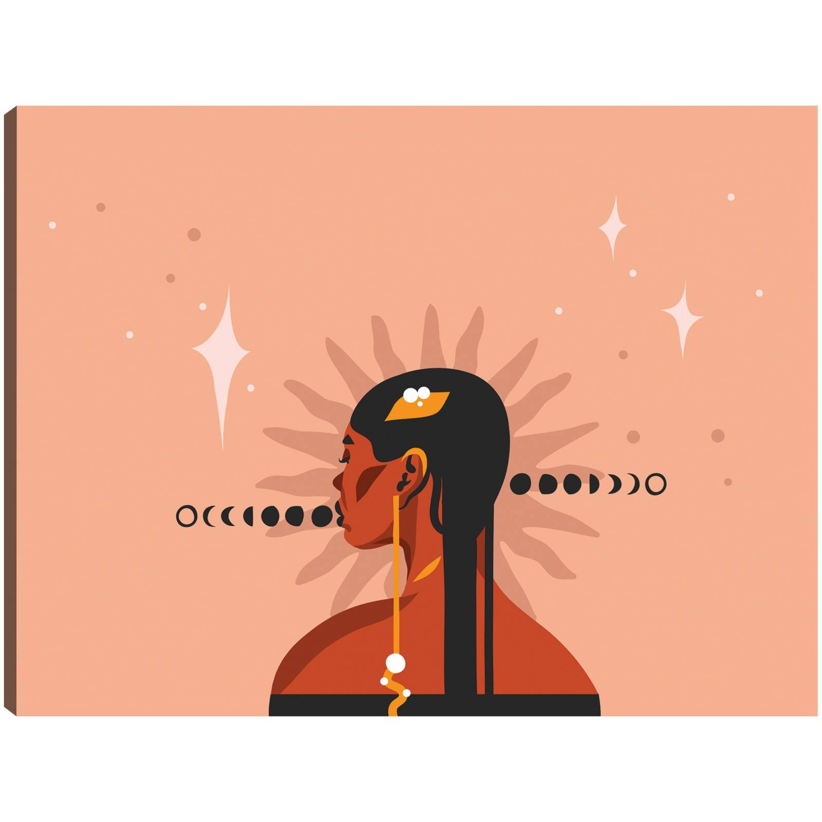 Cuadro Decorativo luna espiritual 81 cm x 61 cm