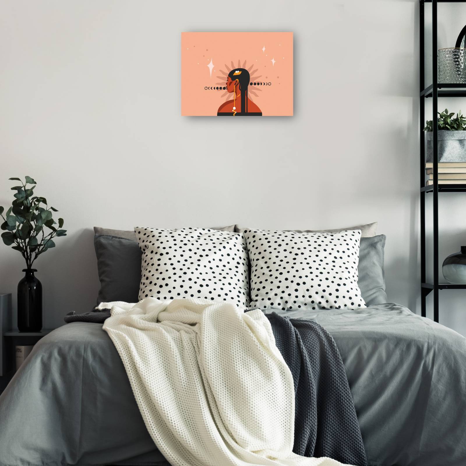 Cuadro Decorativo luna espiritual 81 cm x 61 cm