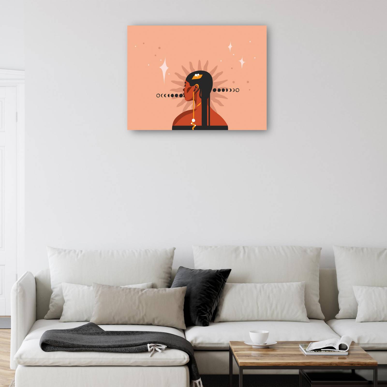 Cuadro Decorativo luna espiritual 81 cm x 61 cm