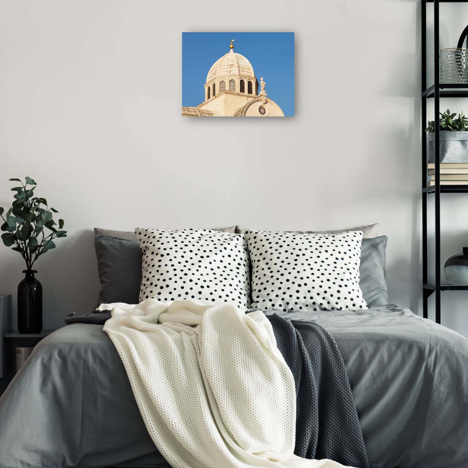Cuadro Decorativo   Cupula de la Catedral de Sibenik 81 cm x 61 cm