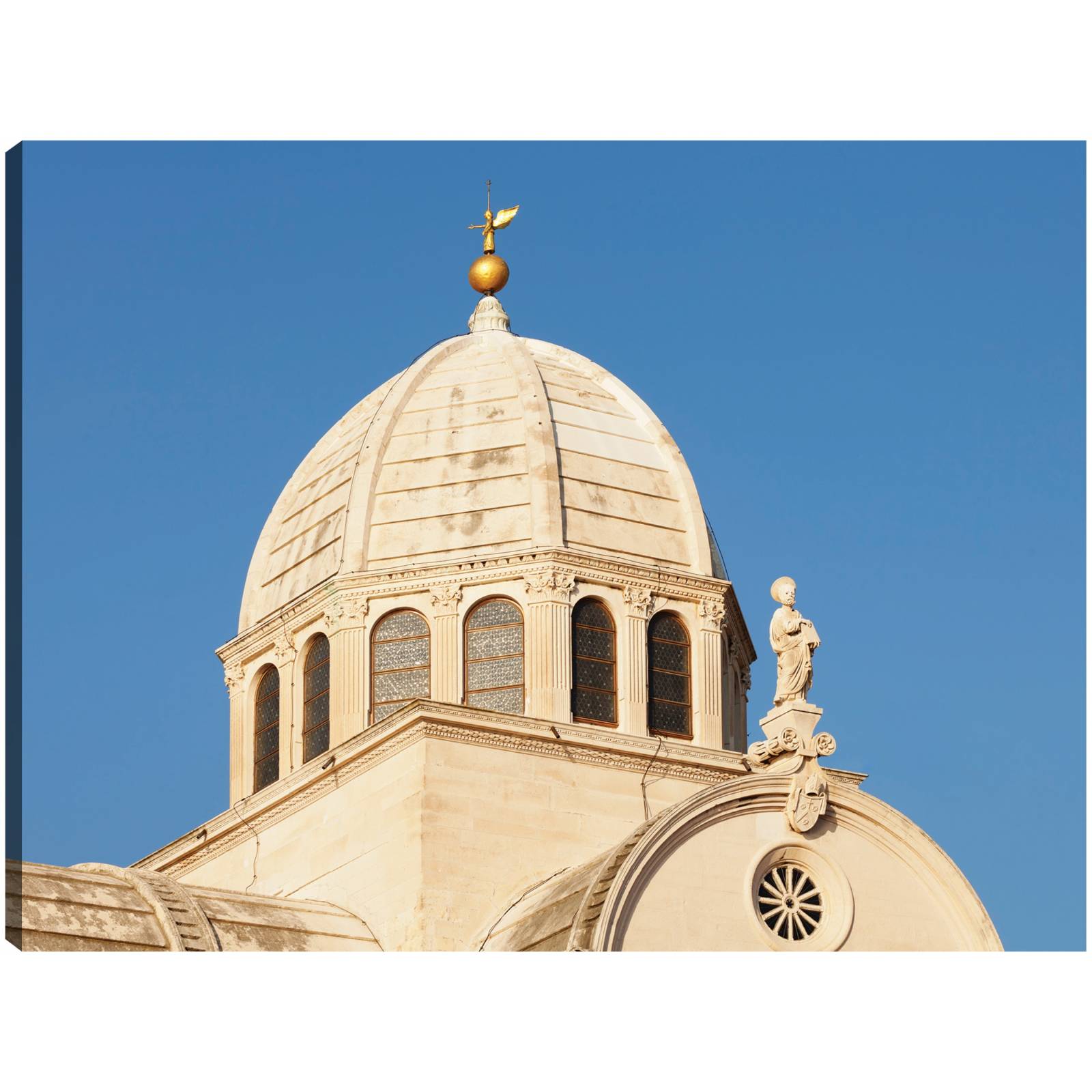Cuadro Decorativo   Cupula de la Catedral de Sibenik 109 cm x 81 cm