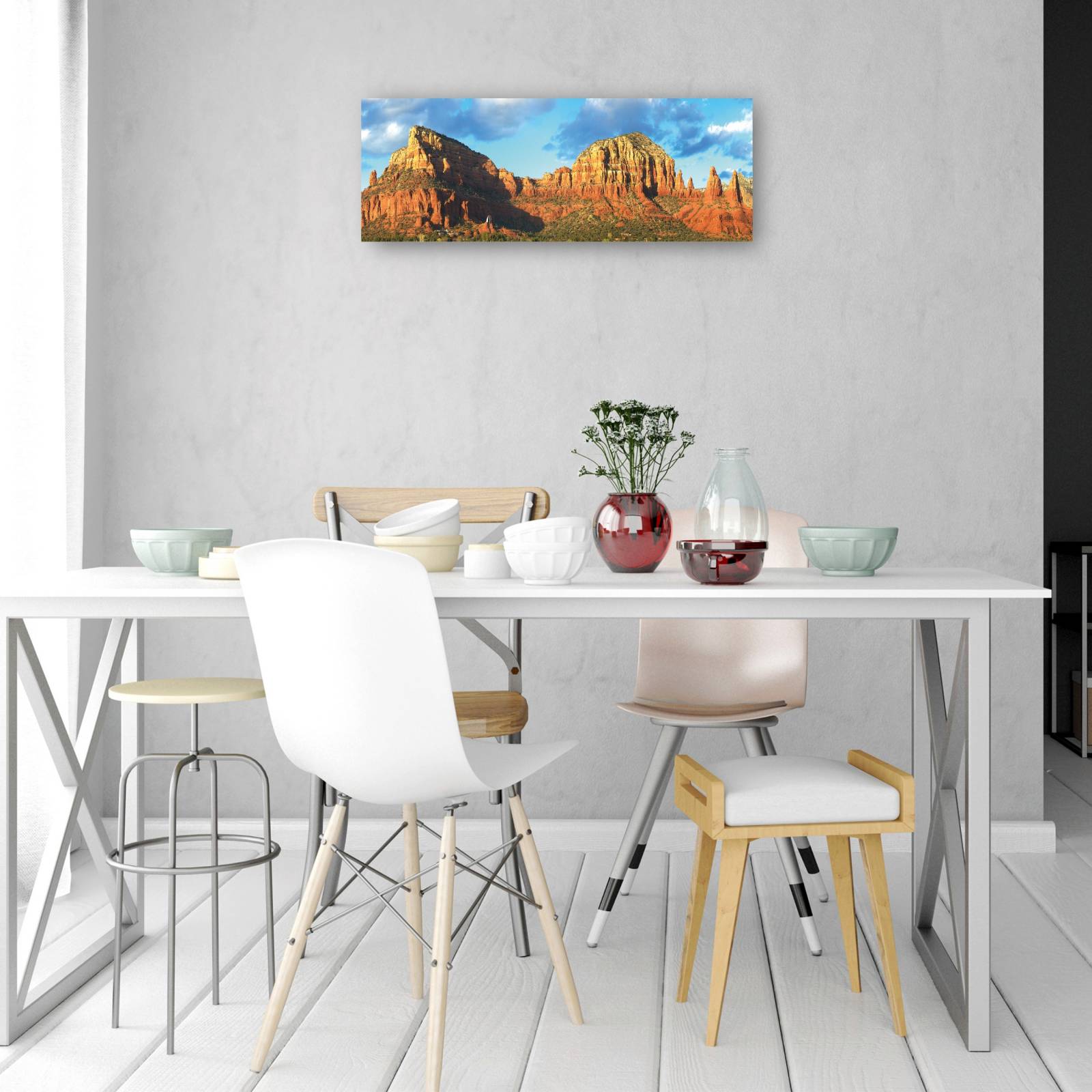 Cuadro Decorativo Capilla de la Santa Cruz Sedona 127 cm x 46 cm