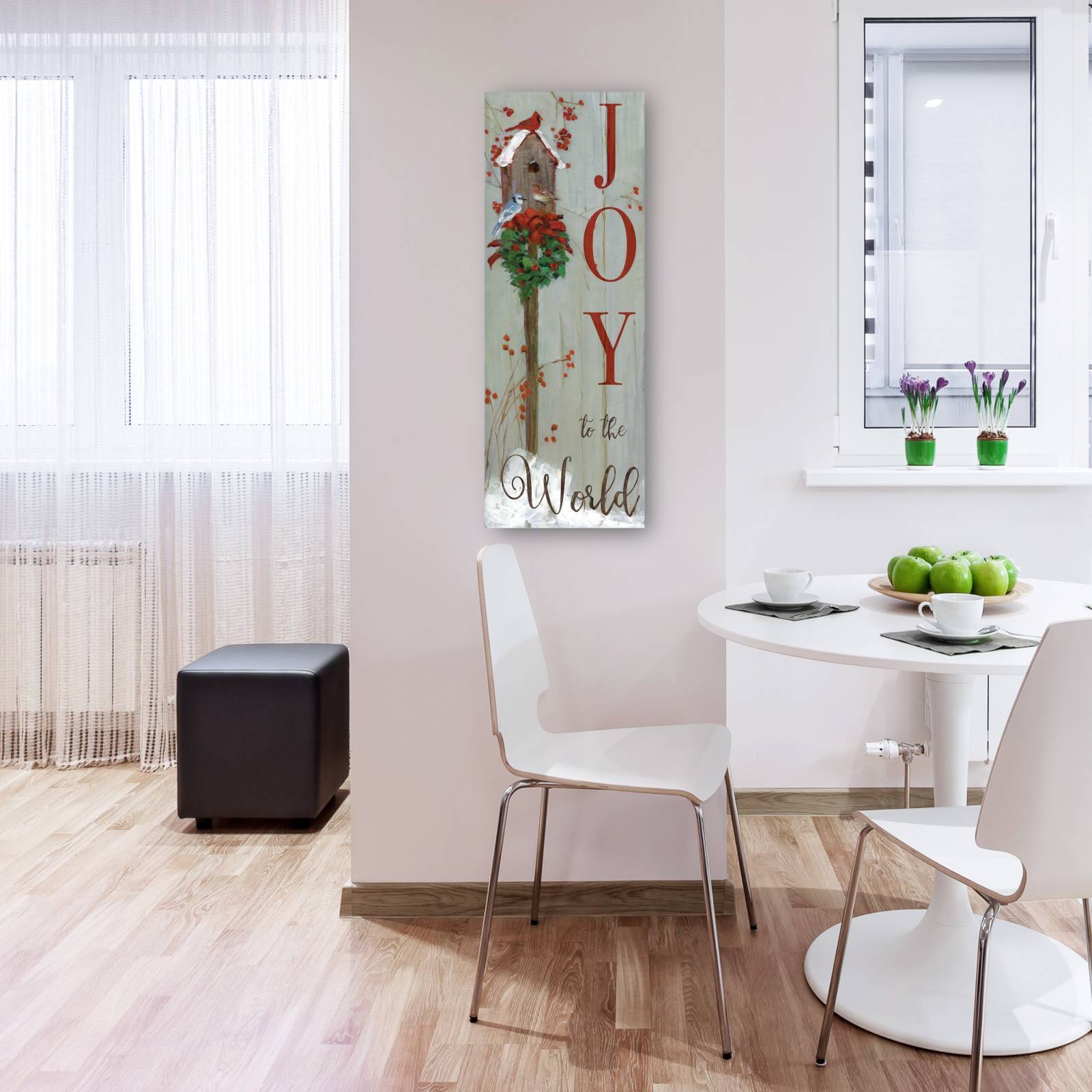 Cuadro Decorativo alegria cardenales 36 cm x 97 cm