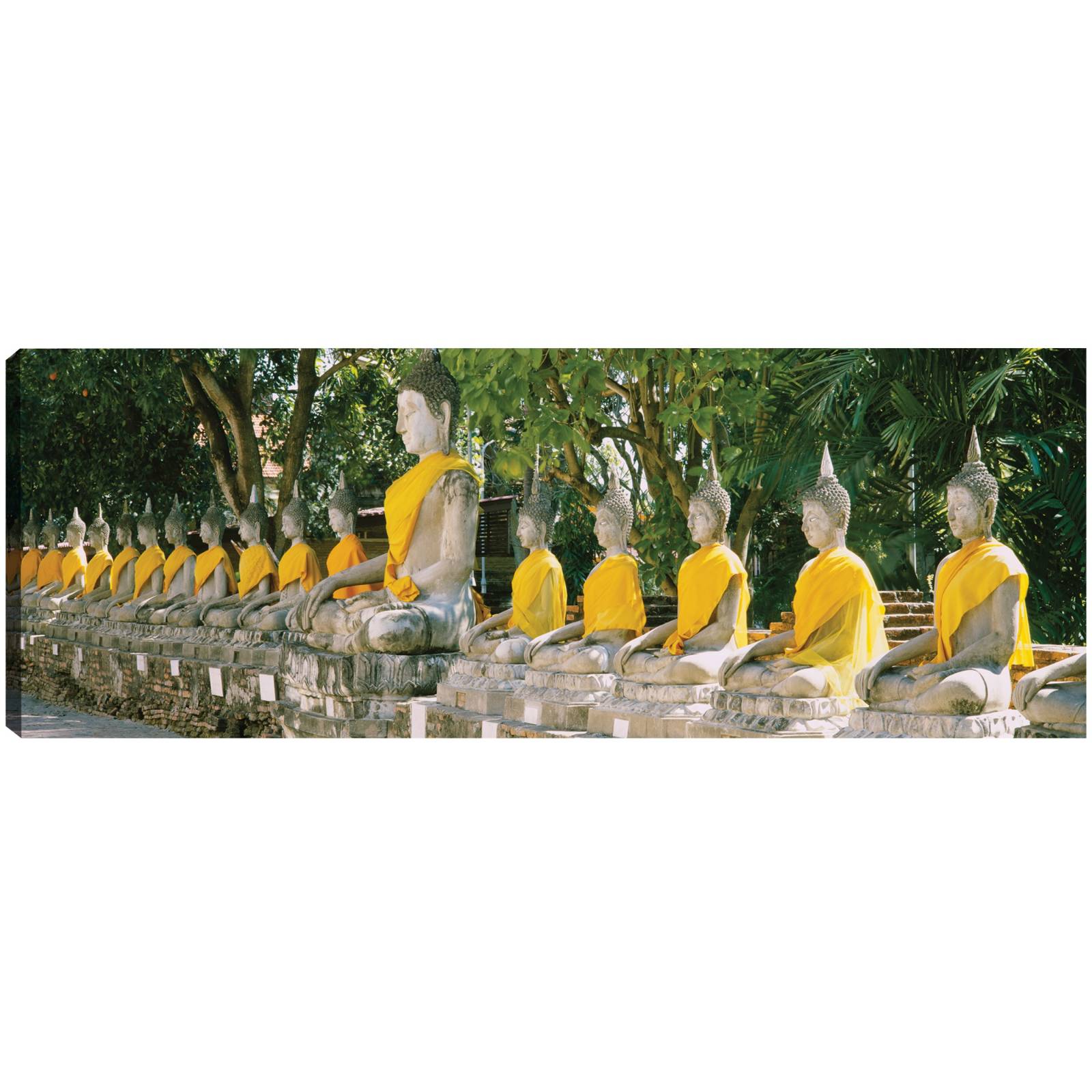 Cuadro Decorativo   Budas tailandeses 127 cm x 46 cm