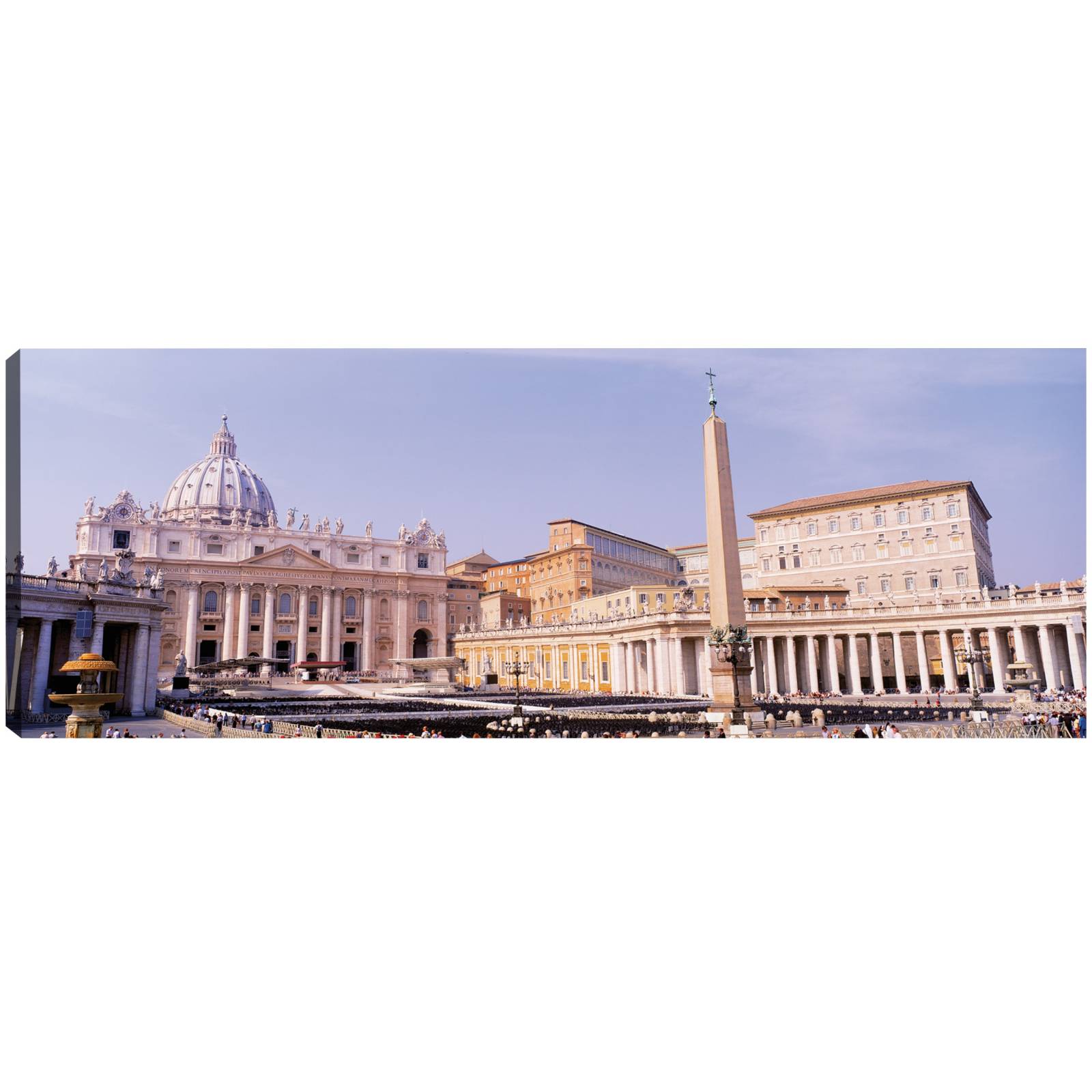 Cuadro Decorativo   Plaza de San Pedro Roma 152 cm x 56 cm