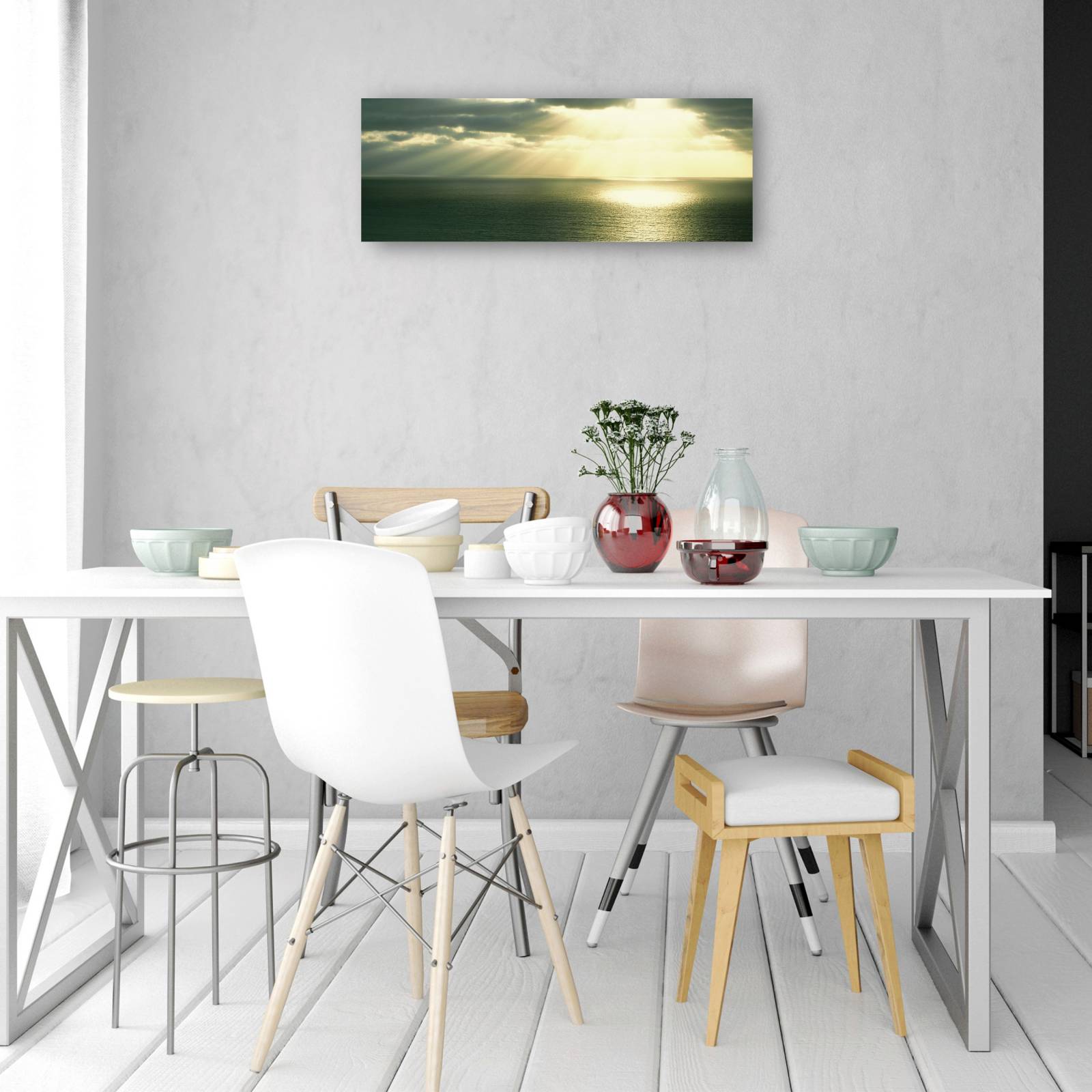 Cuadro Decorativo Atardecer en san diego 127 cm x 46 cm