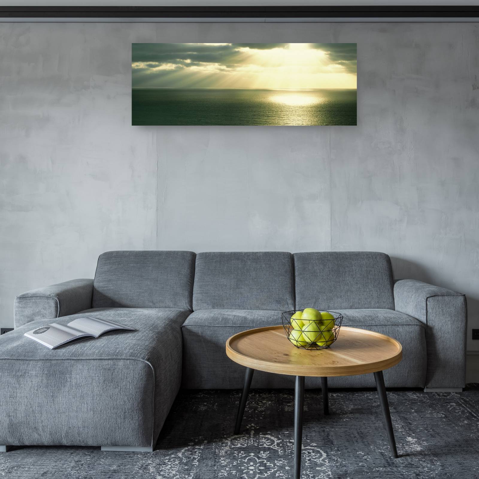 Cuadro Decorativo Atardecer en san diego 127 cm x 46 cm