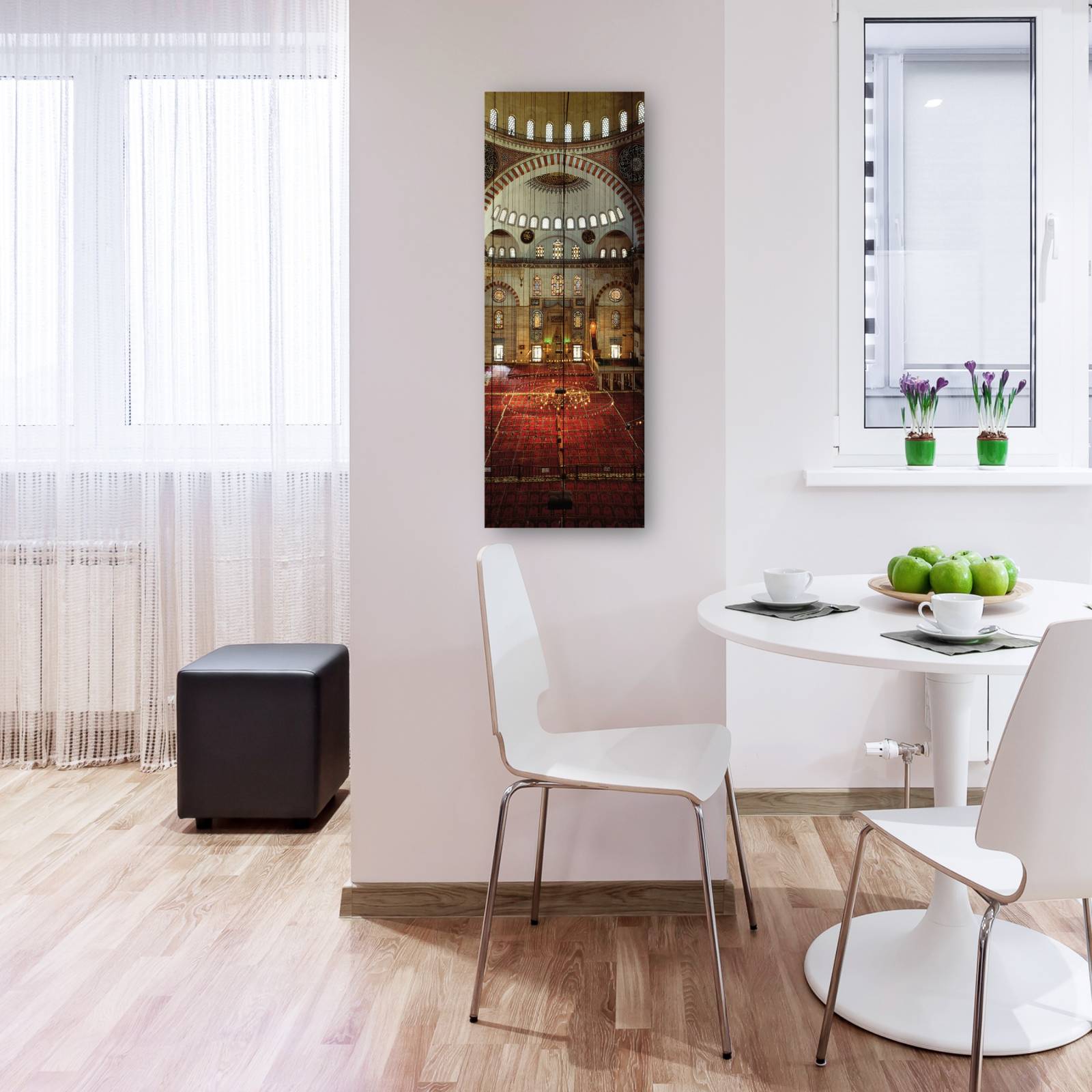 Cuadro Decorativo   Interior de la Mezquita de Süleymaniye 36 cm x 97 cm