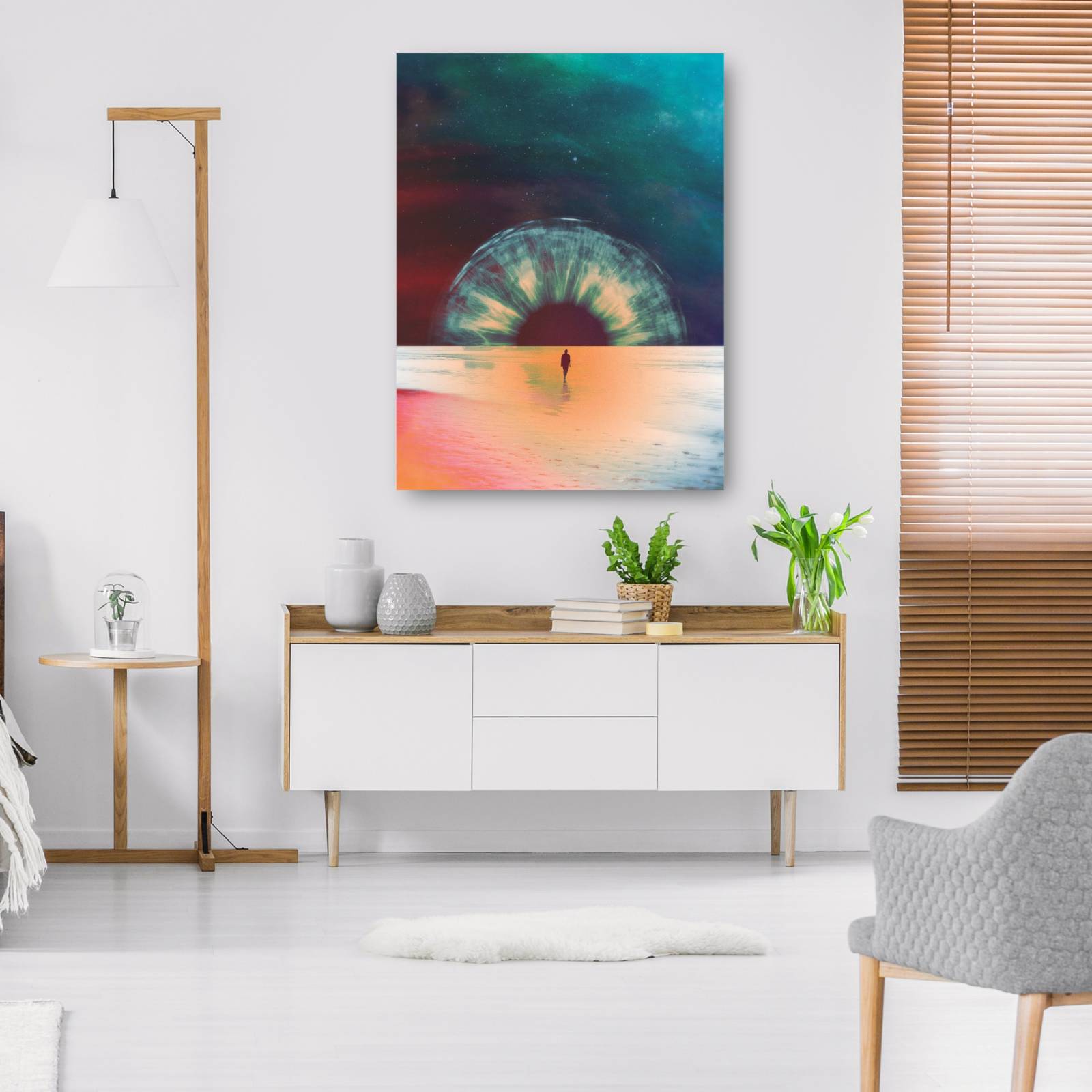 Cuadro Decorativo   yo soy el amanecer 107 cm x 142 cm