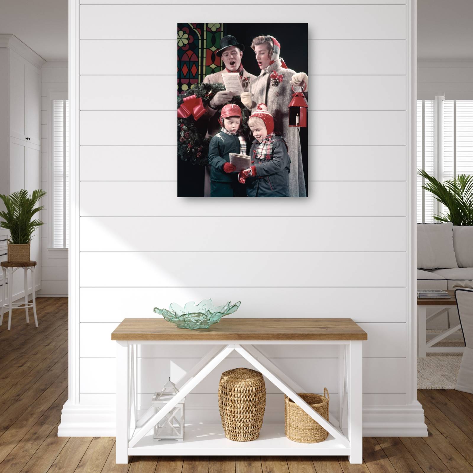 Cuadro Decorativo   villancicos familiares 61 cm x 81 cm