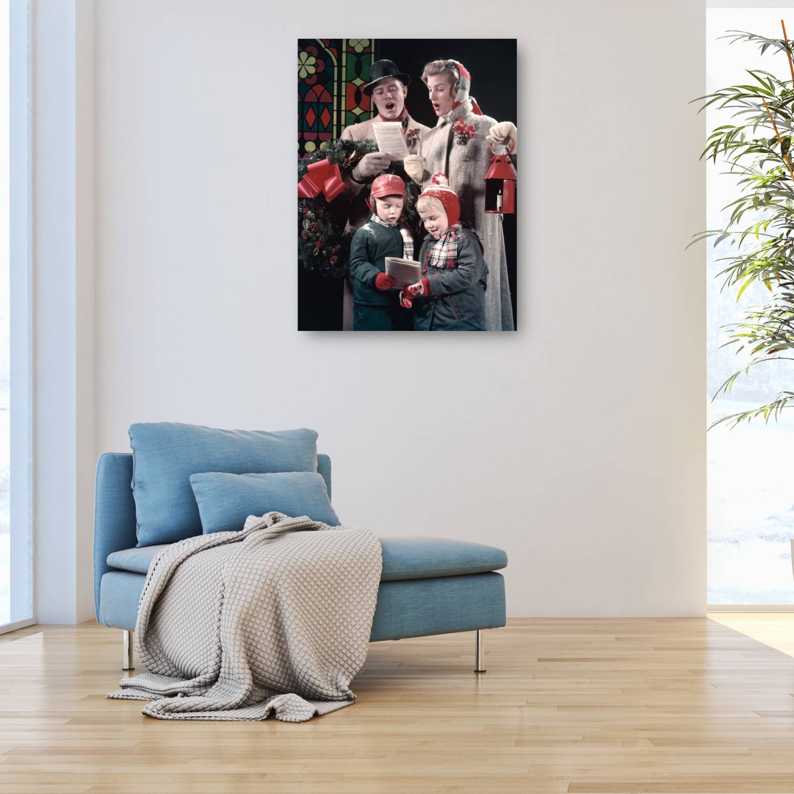 Cuadro Decorativo villancicos familiares 89 cm x 117 cm