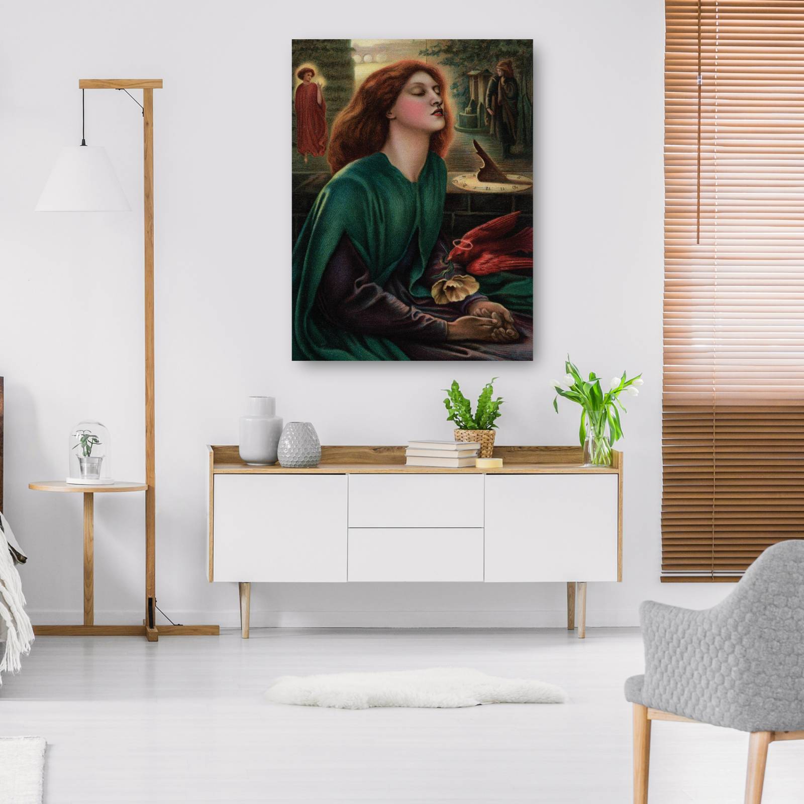 Cuadro Decorativo   Bendicion Beatriz de Rosetti 89 cm x 117 cm