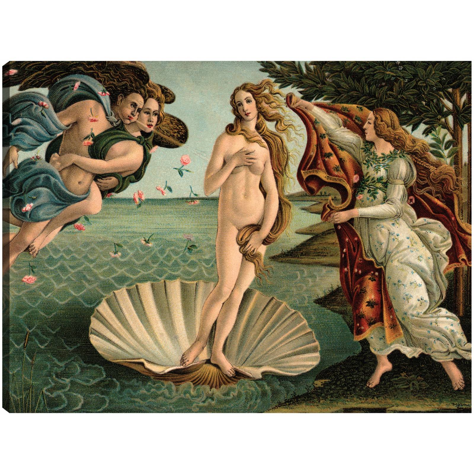 Cuadro Decorativo   Nacimiento de Venus Pintura 81 cm x 61 cm