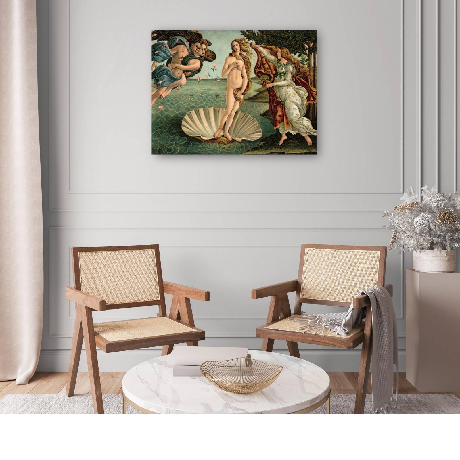 Cuadro Decorativo   Nacimiento de Venus Pintura 109 cm x 81 cm