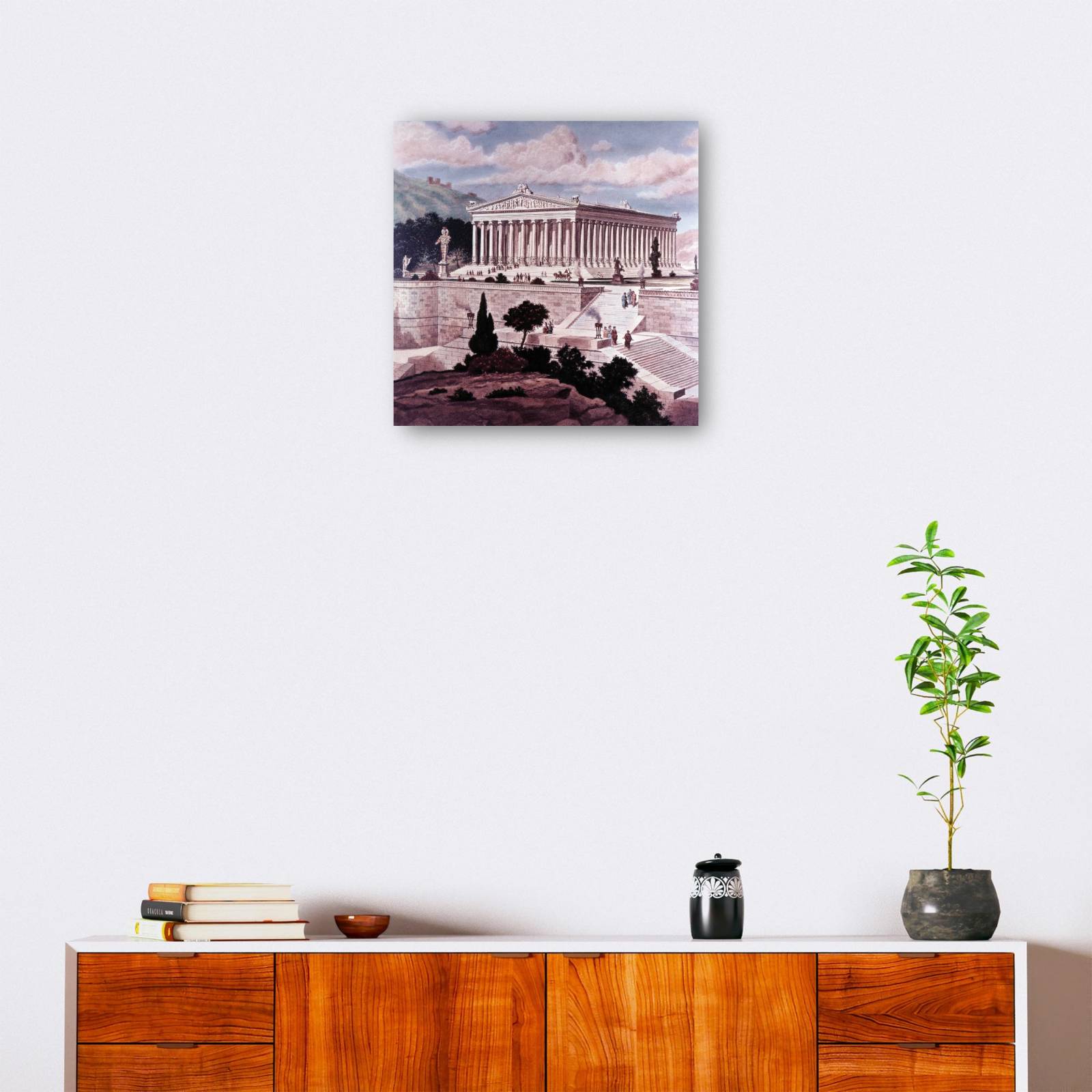 Cuadro Decorativo   Templo de las Siete Maravillas 94 cm x 94 cm