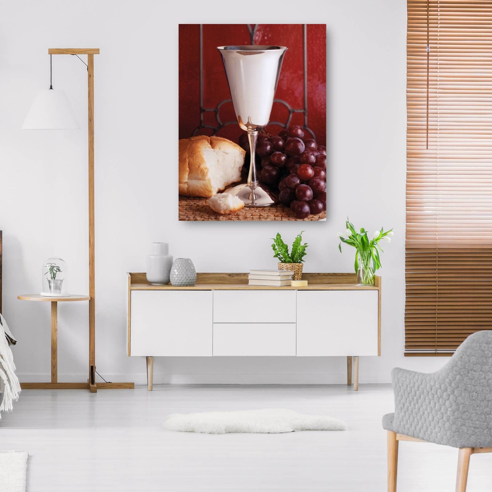 Cuadro Decorativo   Pan de uvas caliz 107 cm x 142 cm