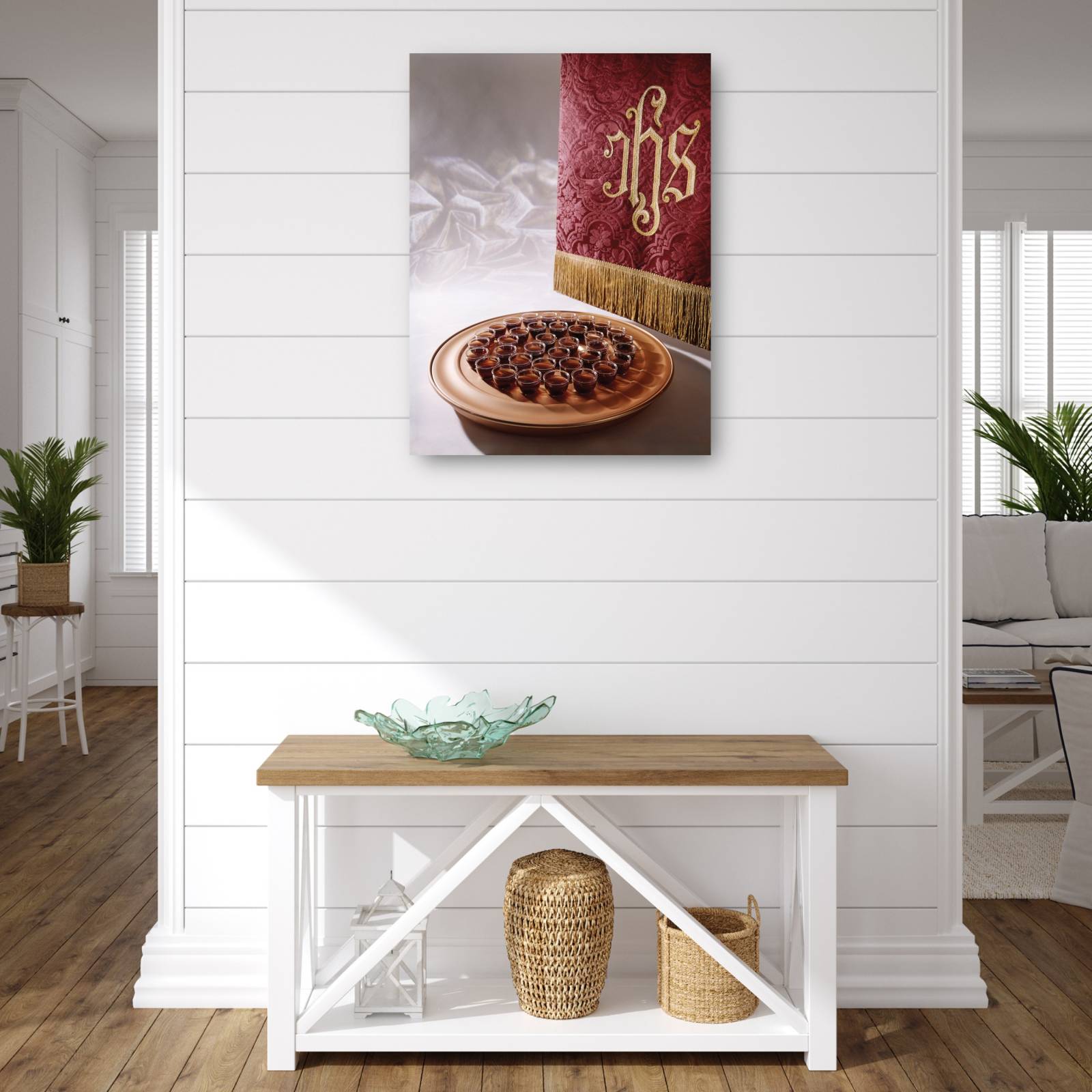 Cuadro Decorativo   Bandeja de Comunion 61 cm x 81 cm