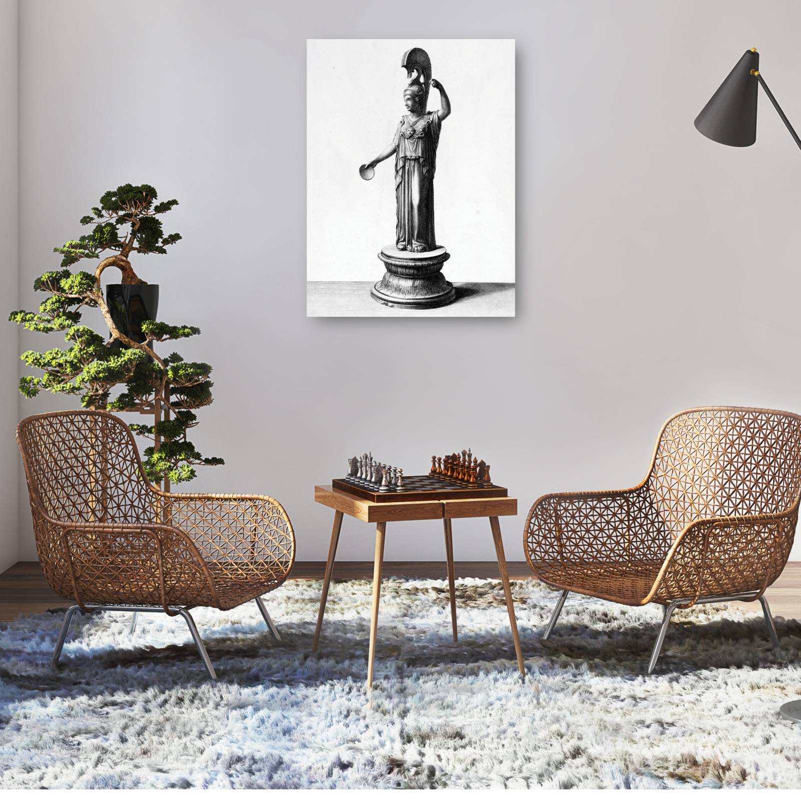 Cuadro Decorativo   Diosa romana Juno 61 cm x 81 cm