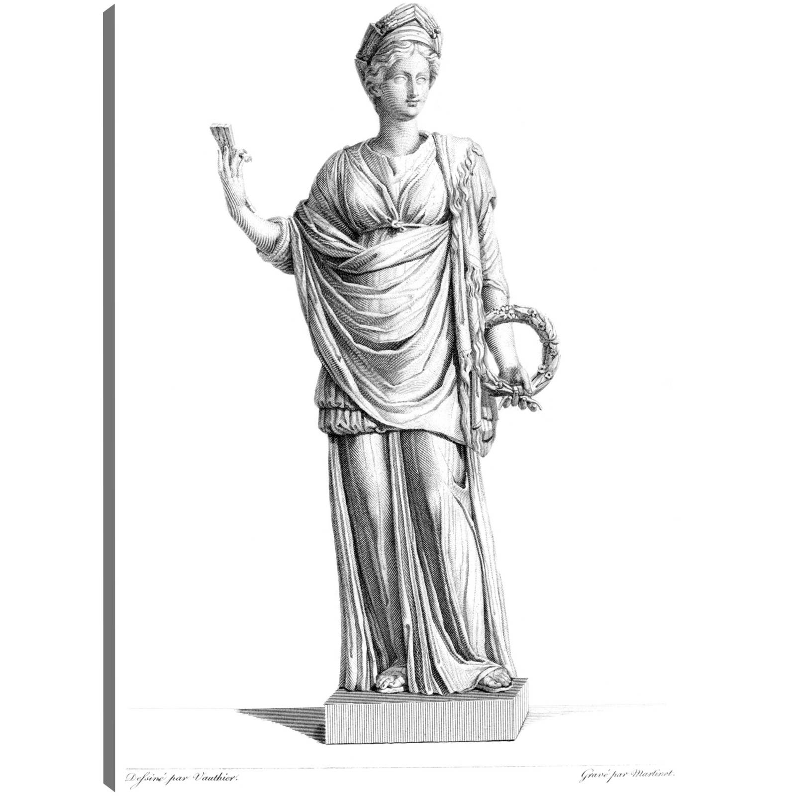 Cuadro Decorativo   Diosa romana Ceres 107 cm x 142 cm