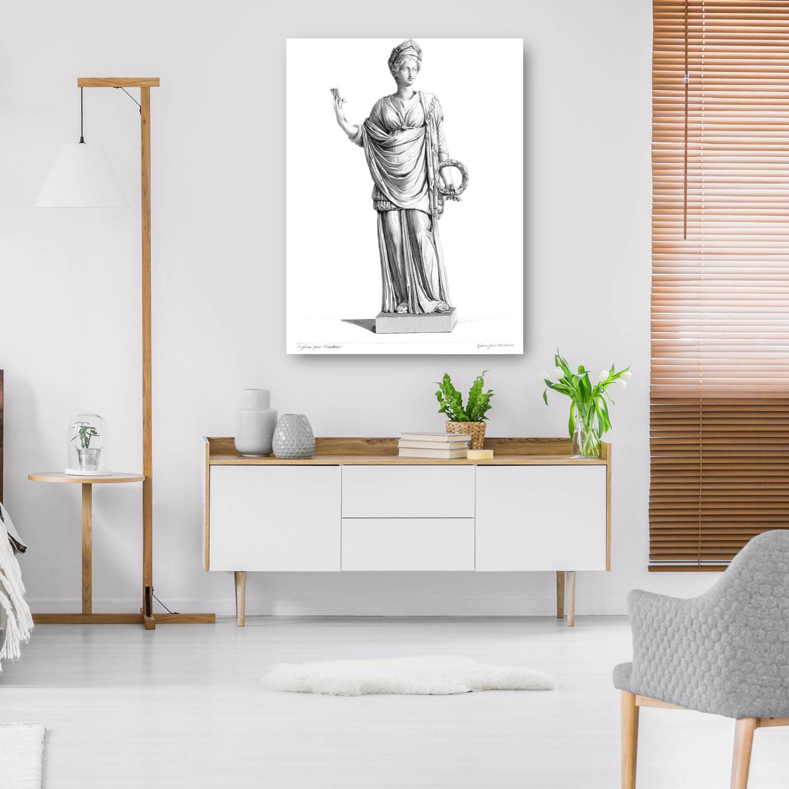 Cuadro Decorativo   Diosa romana Ceres 107 cm x 142 cm