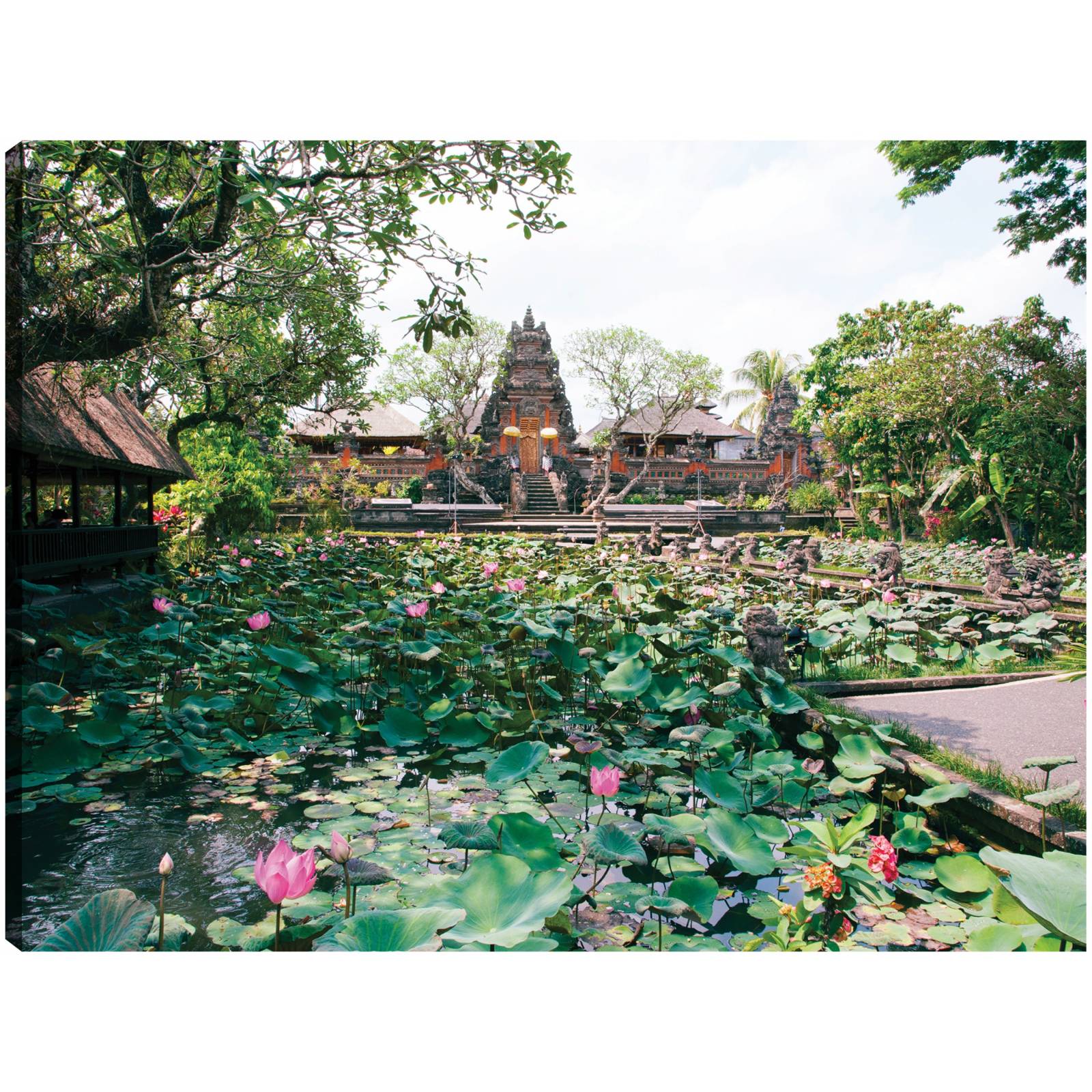 Cuadro Decorativo   Estanque de flores de Bali 81 cm x 61 cm