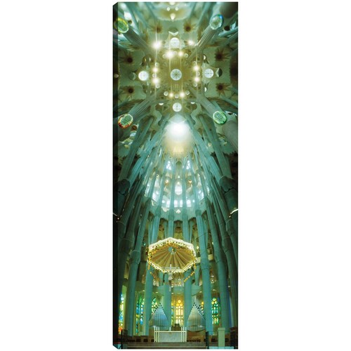 Cuadro Decorativo   Iglesia de Gaudi Espana 56 cm x 152 cm