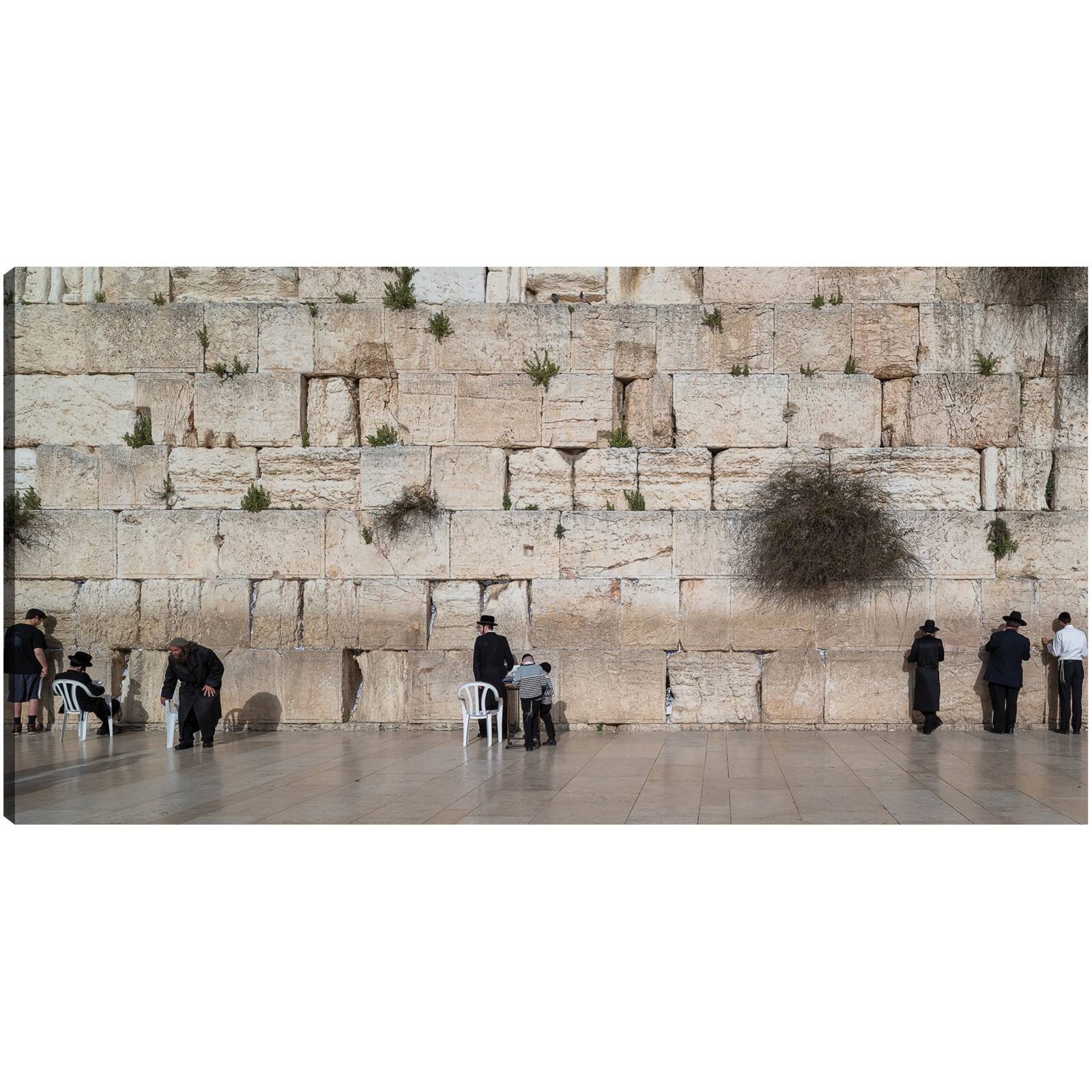 Cuadro Decorativo   Orando en Jerusalen 102 cm x 53 cm