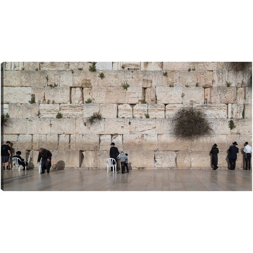 Cuadro Decorativo   Orando en Jerusalen 127 cm x 66 cm