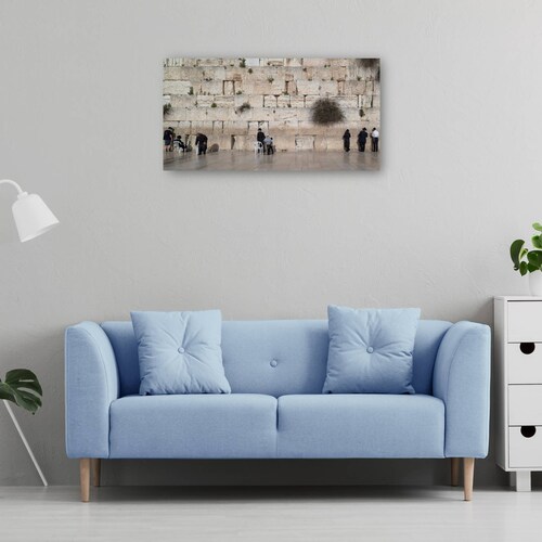 Cuadro Decorativo   Orando en Jerusalen 127 cm x 66 cm
