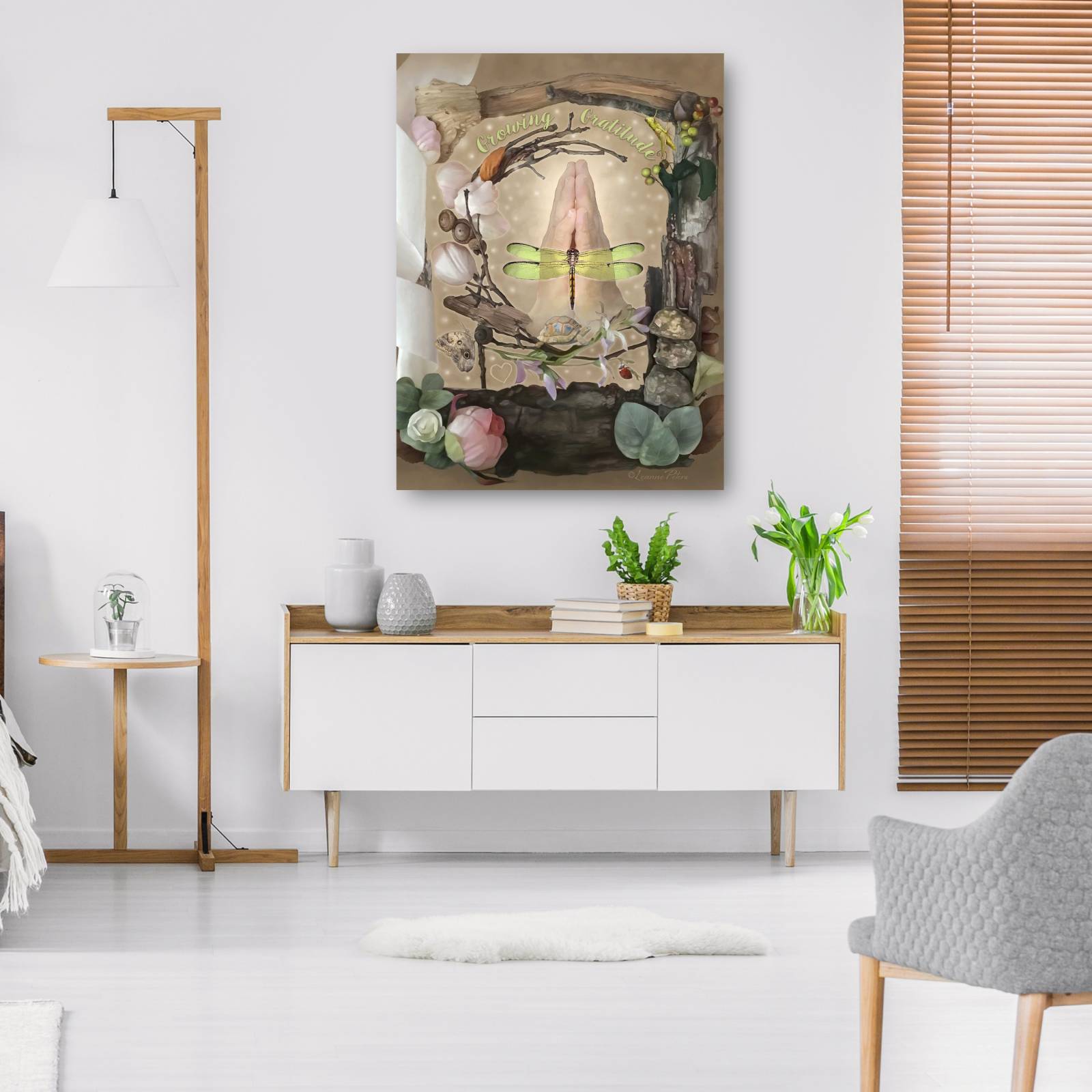 Cuadro Decorativo Gratitud creciente 107 cm x 142 cm