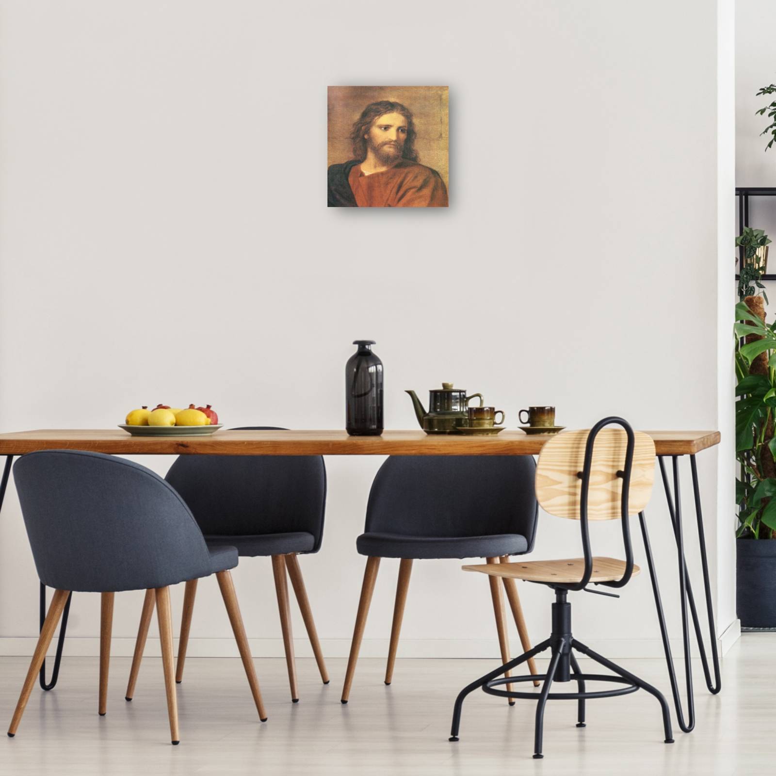 Cuadro Decorativo   Hofmann Cristo a los treinta y tres 81 cm x 81 cm