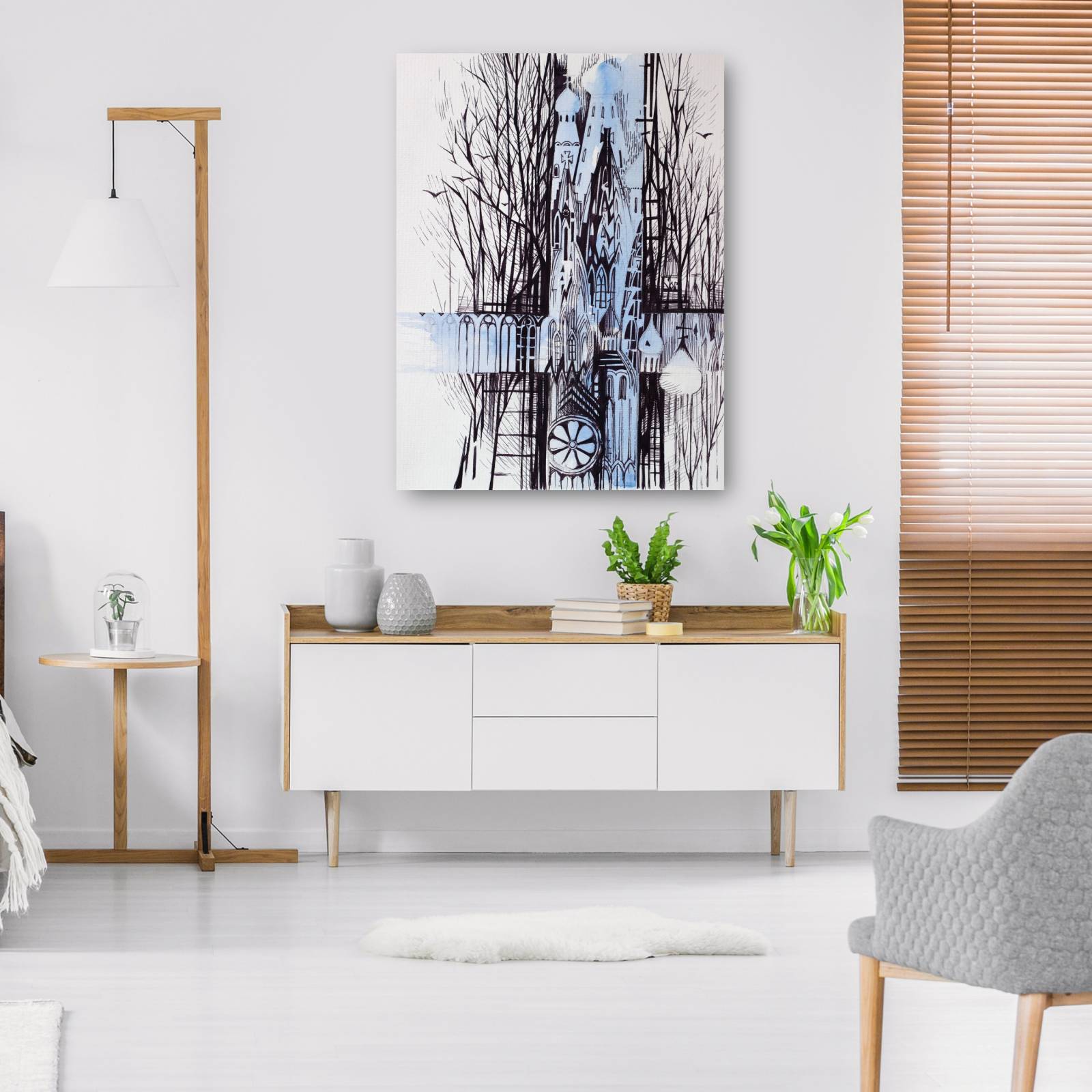 Cuadro Decorativo   Cruz 89 cm x 117 cm