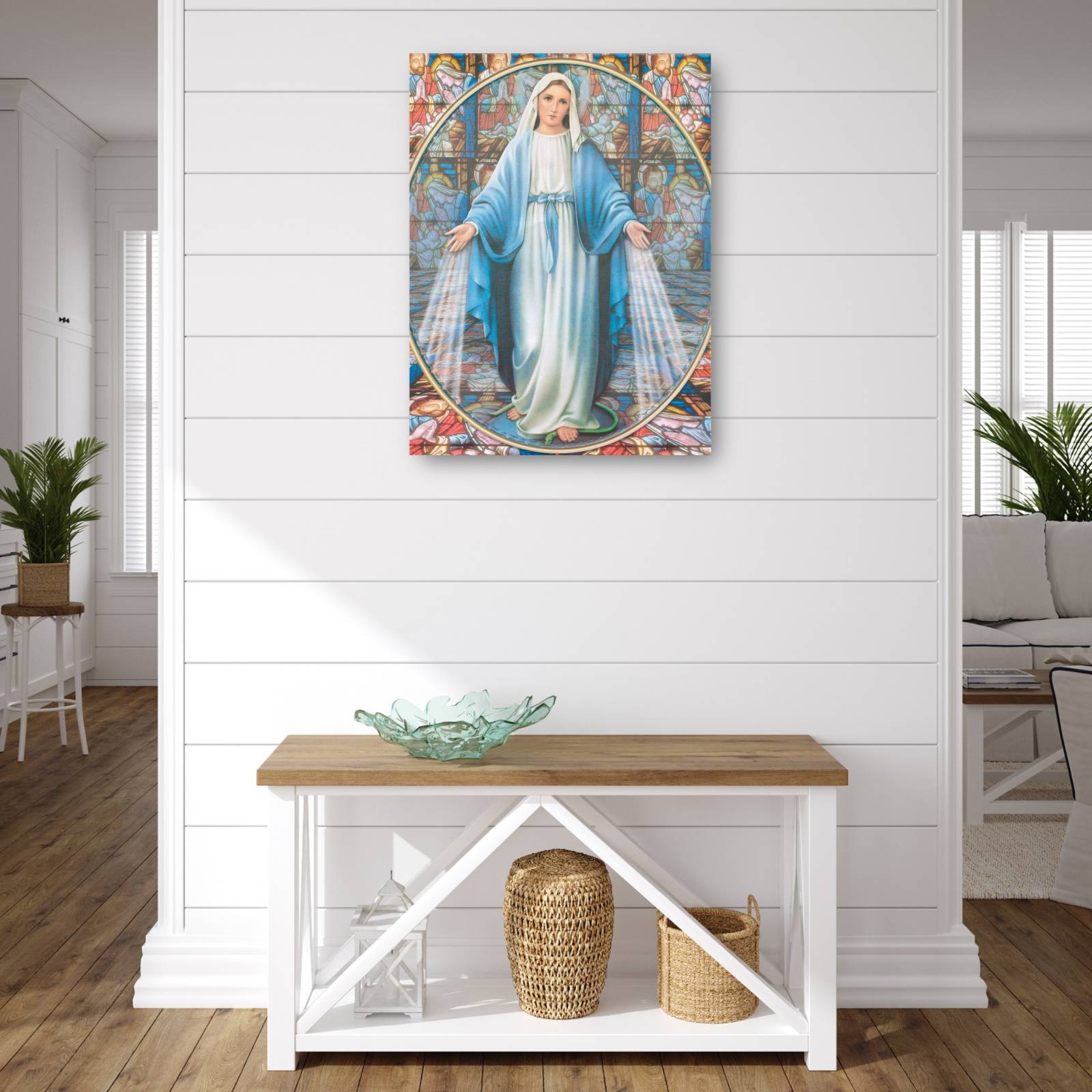 Cuadro Decorativo   Virgen Maria 107 cm x 142 cm