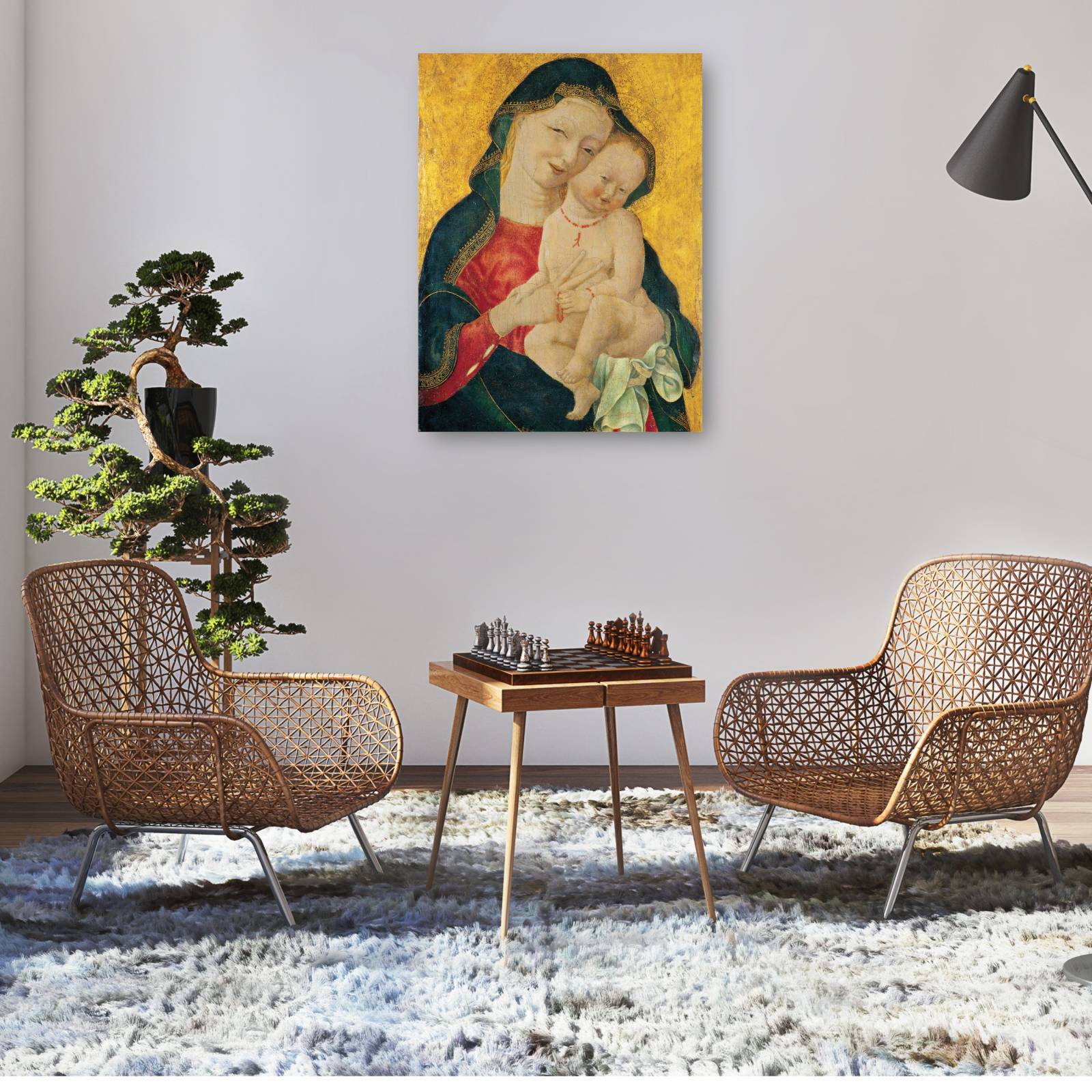 Cuadro Decorativo   Madonna guinando un ojo 61 cm x 81 cm