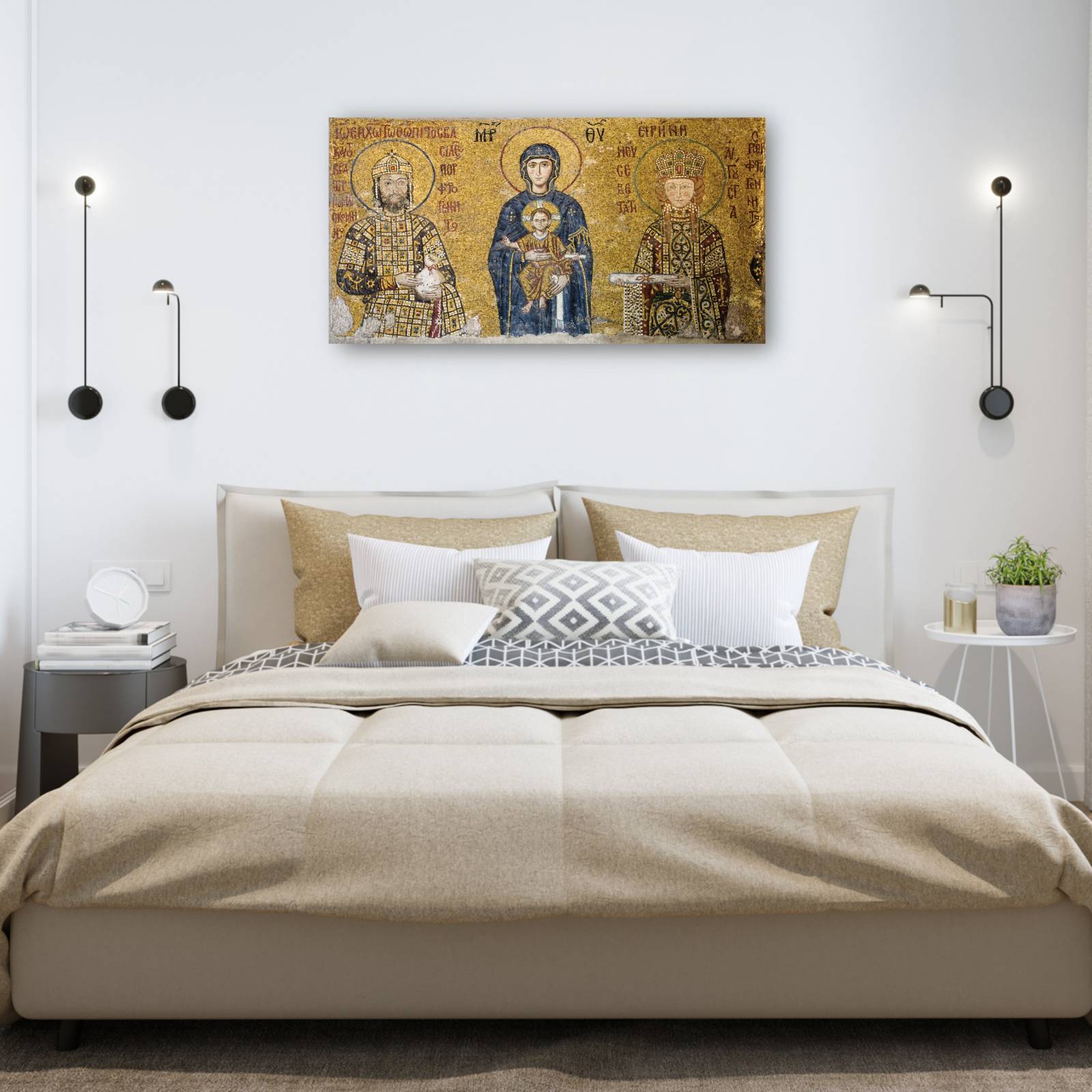 Cuadro Decorativo   maria y jesus 127 cm x 66 cm