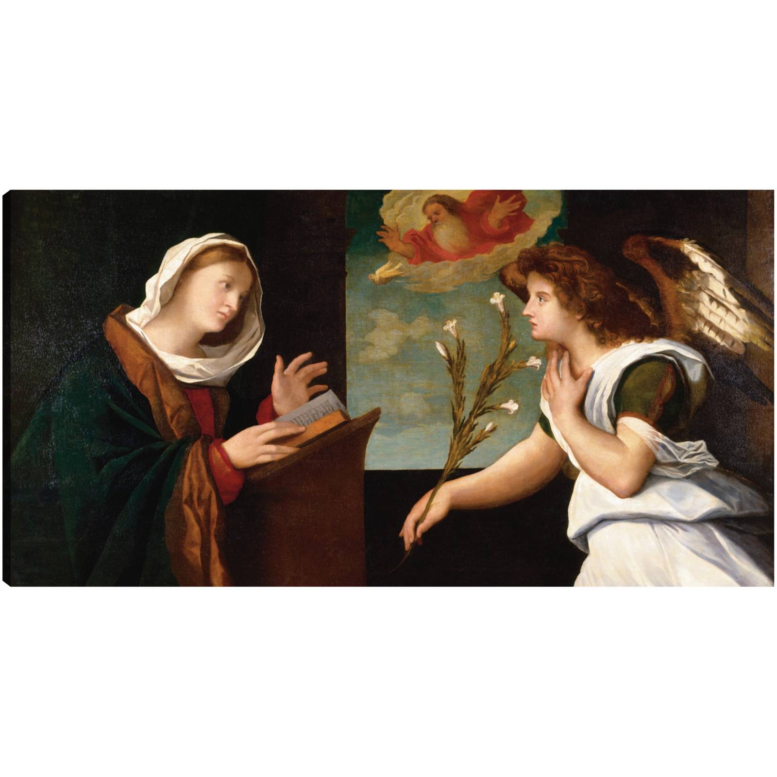 Cuadro Decorativo La Anunciacion 142 cm x 74 cm