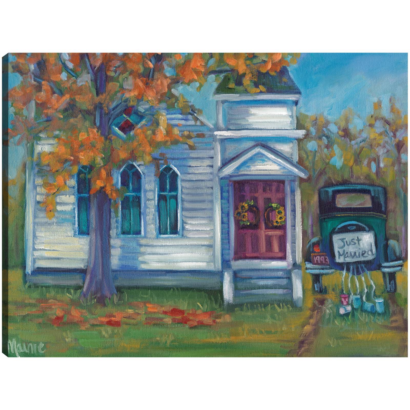 Cuadro Decorativo   Otono del dia de la boda 81 cm x 61 cm