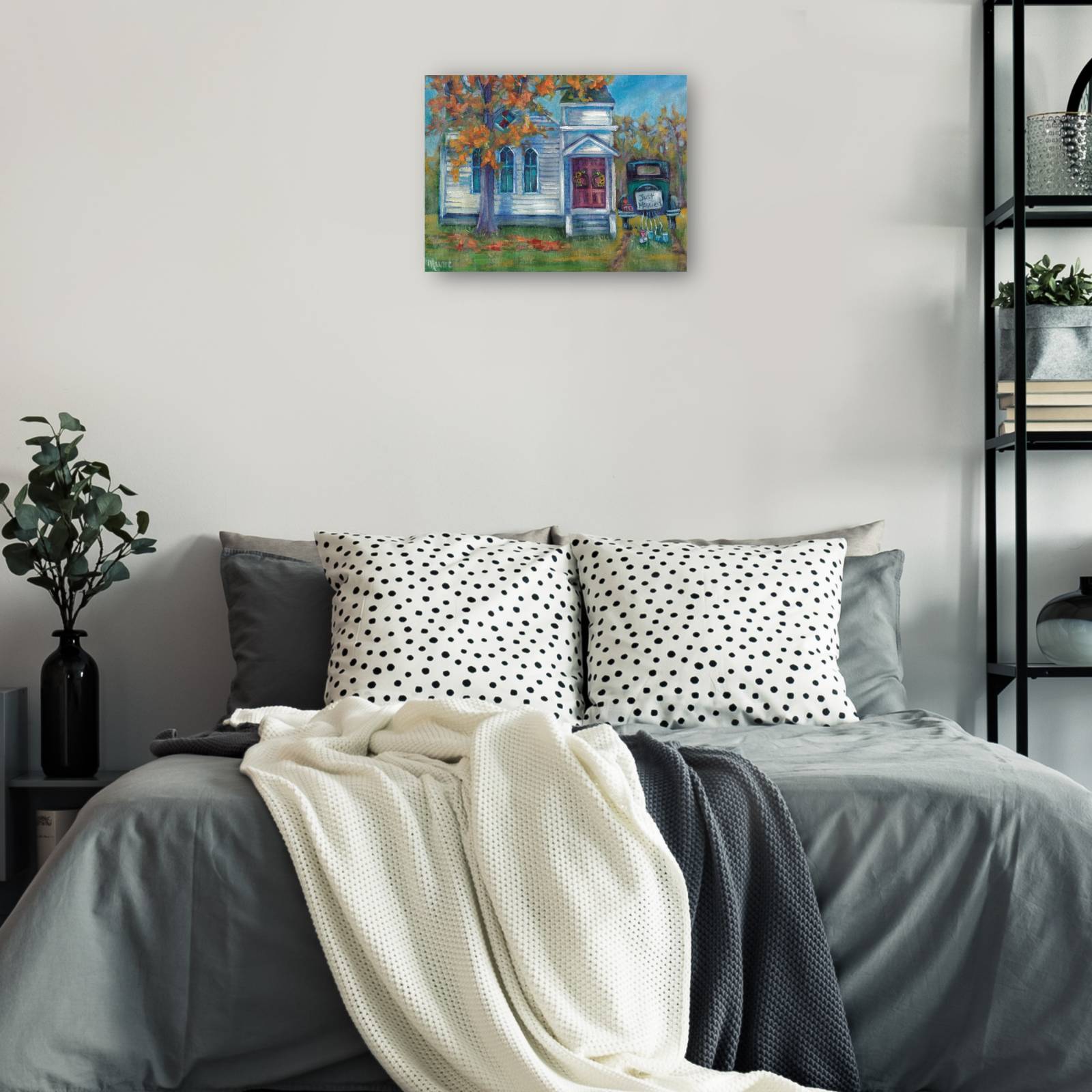 Cuadro Decorativo   Otono del dia de la boda 81 cm x 61 cm