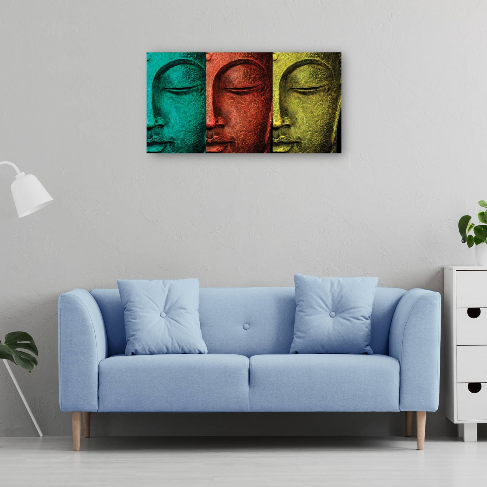 Cuadro Decorativo Cara de Buda 127 cm x 66 cm