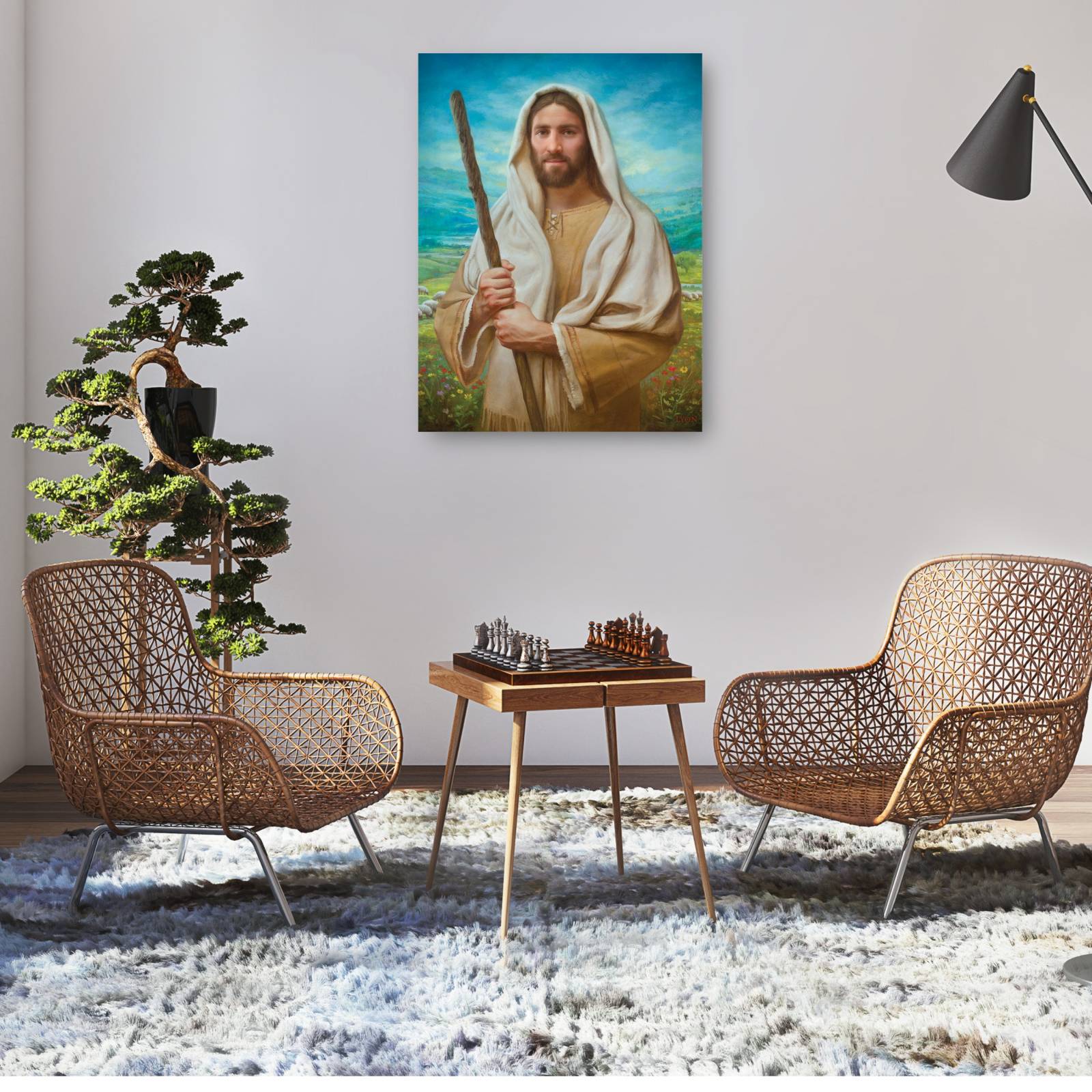 Cuadro Decorativo   Apacienta mis ovejas 61 cm x 81 cm