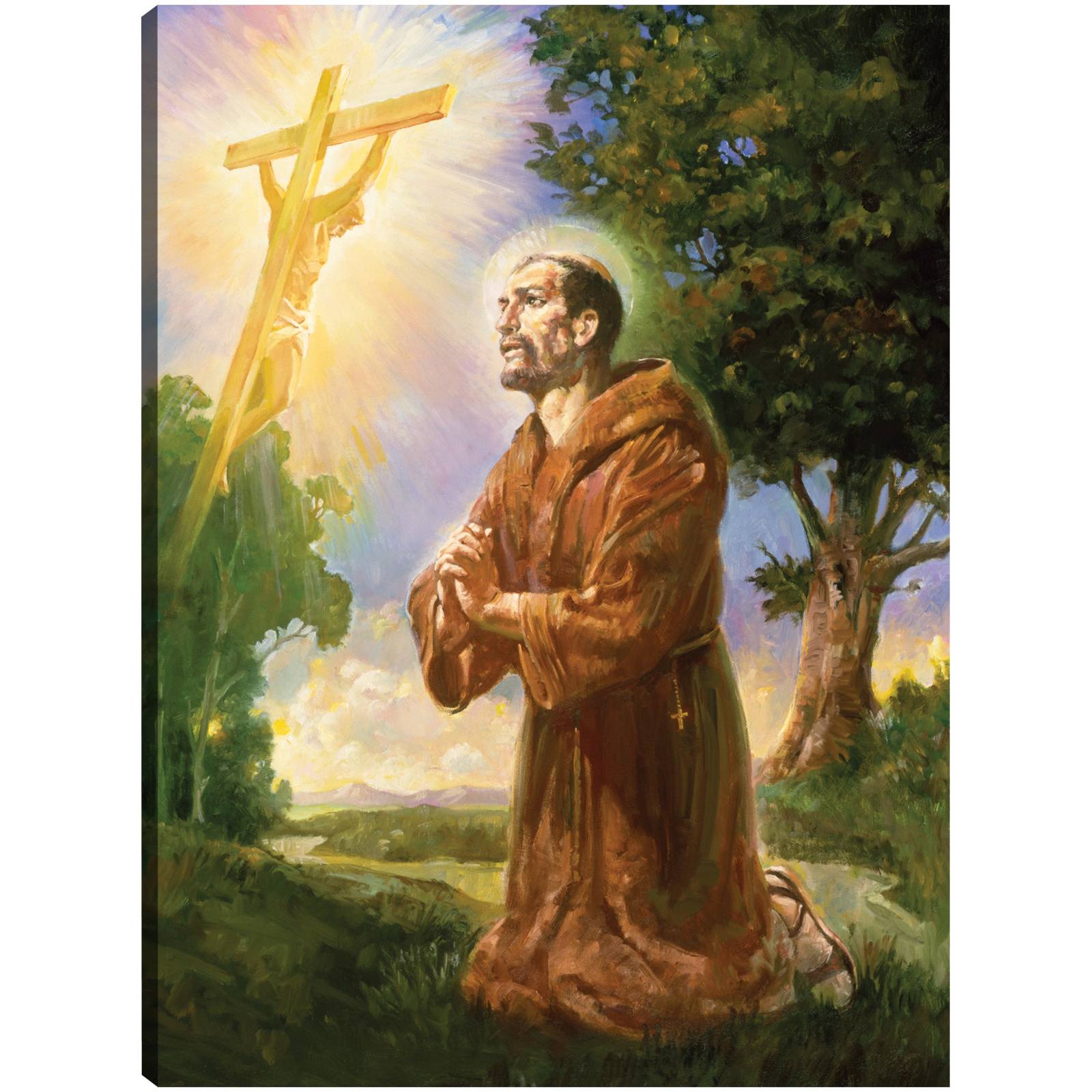 Cuadro Decorativo   San Francisco de Asis 81 cm x 109 cm