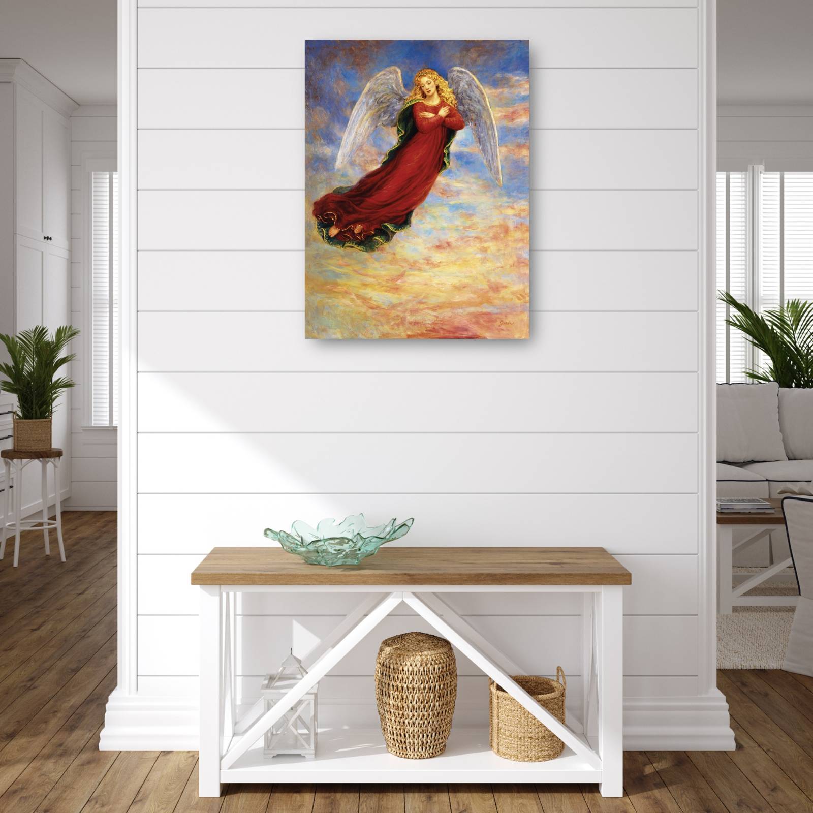 Cuadro Decorativo angel en el cielo 61 cm x 81 cm