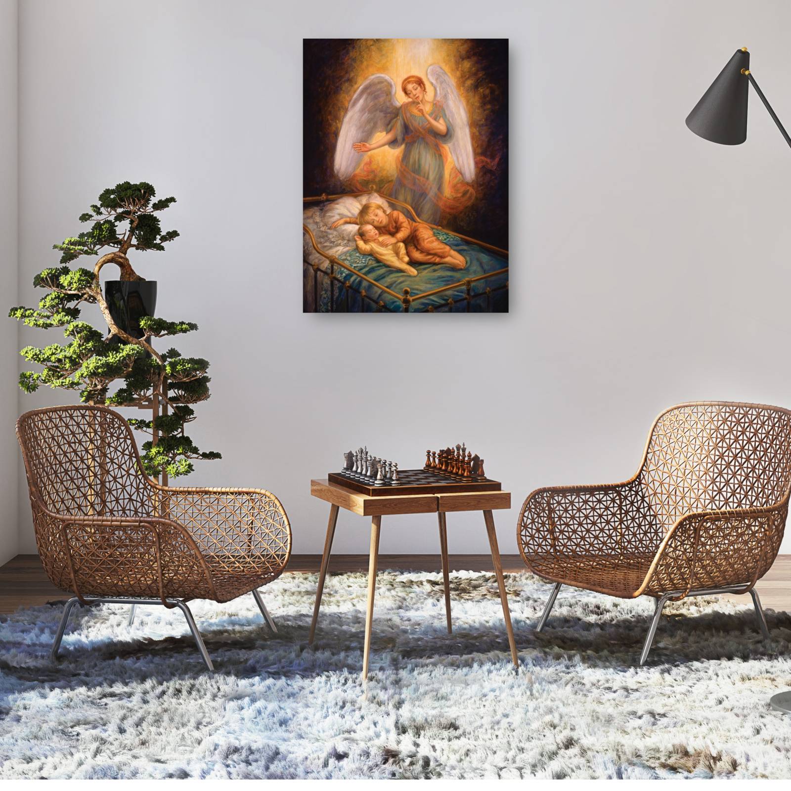 Cuadro Decorativo Buenas noches 81 cm x 109 cm