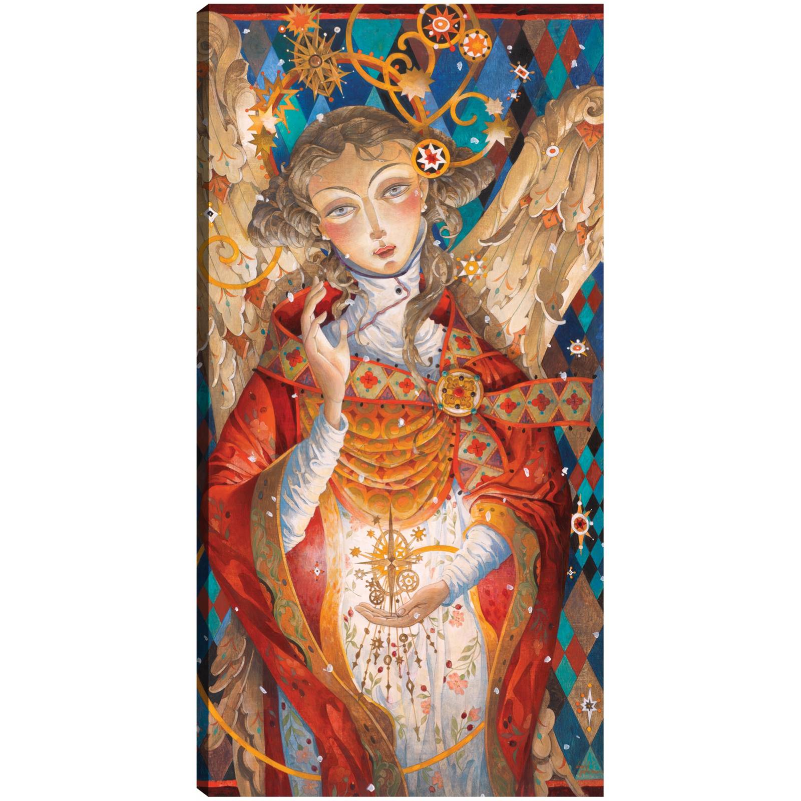 Cuadro Decorativo   angel de invierno 66 cm x 127 cm