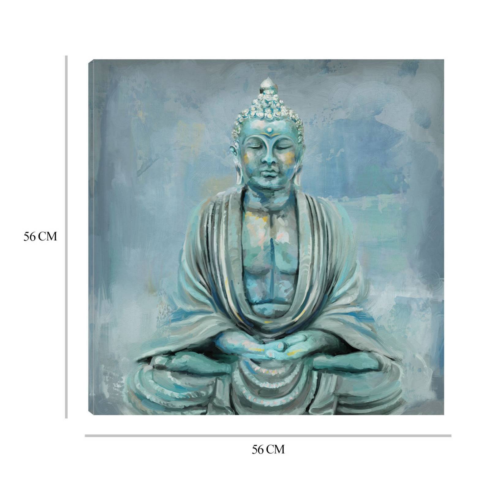 Cuadro Decorativo | Dharma | Studio Arts | 56X56 Cm | Arte Religión | Impresión en Lienzo | Fine Art TJ