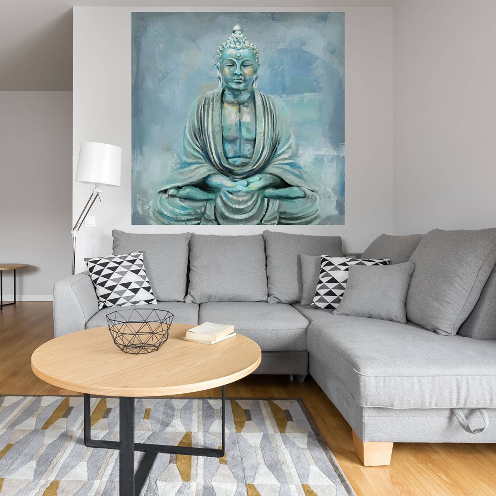 Cuadro Decorativo | Dharma | Studio Arts | 94X94 Cm | Arte Religión | Impresión en Lienzo | Fine Art TJ