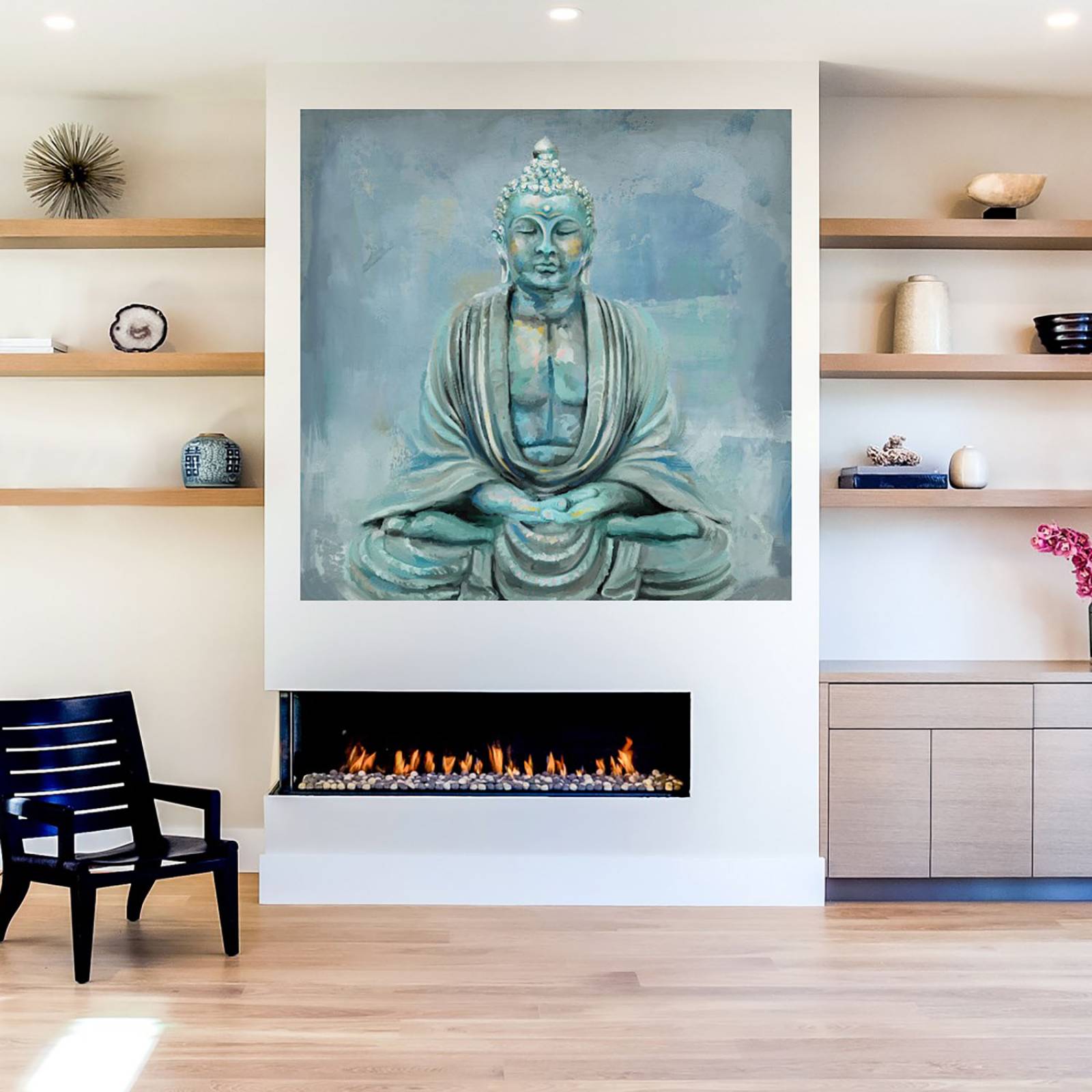 Cuadro Decorativo | Dharma | Studio Arts | 94X94 Cm | Arte Religión | Impresión en Lienzo | Fine Art TJ