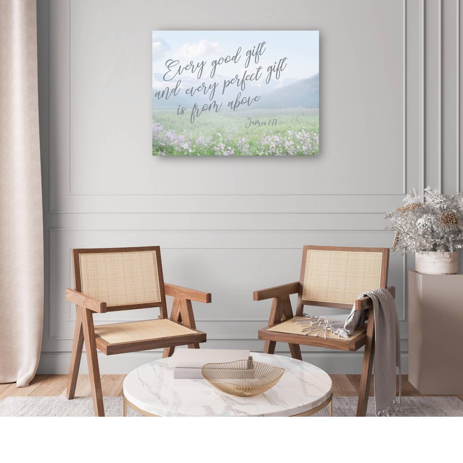 Cuadro Decorativo Cada regalo bueno y perfecto