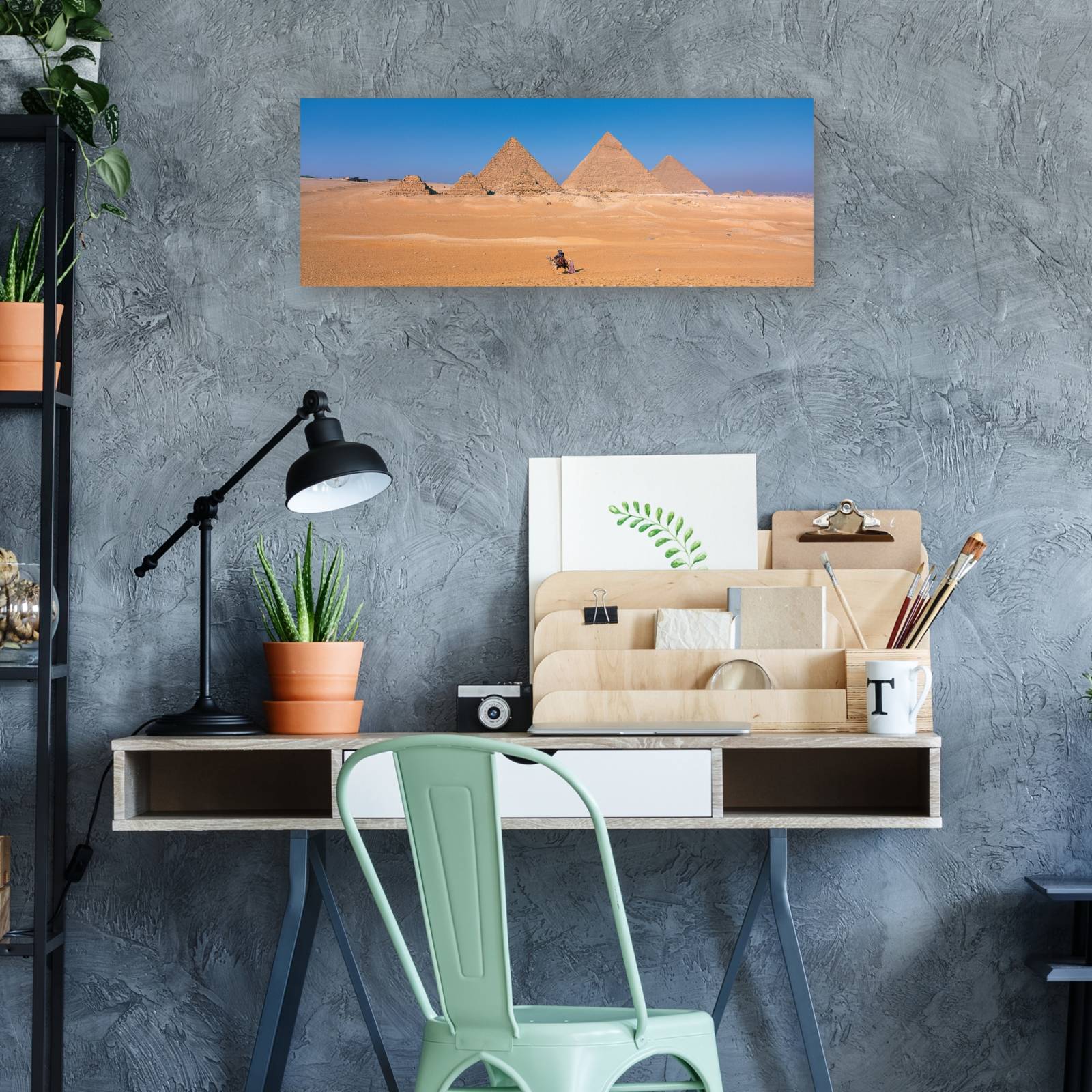 Cuadro Decorativo Piramides antiguas de Giza